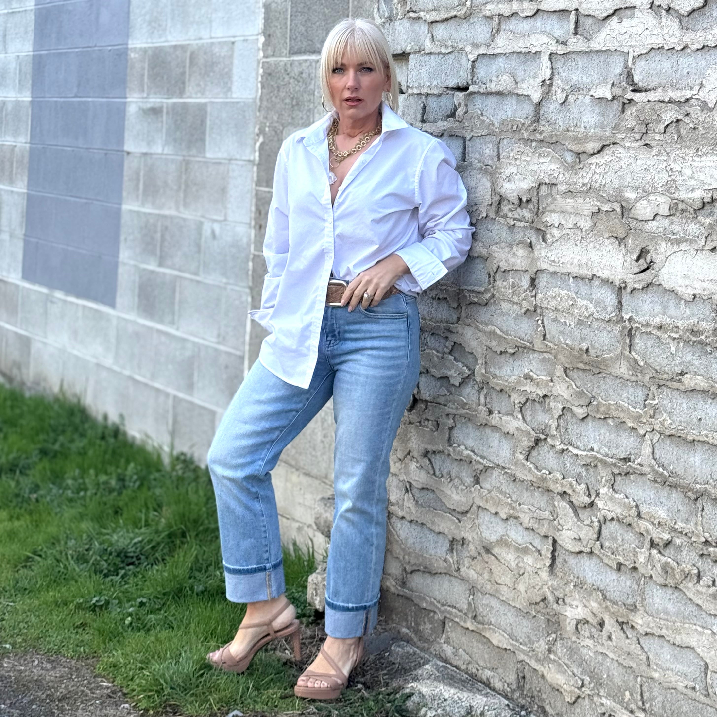 The Everyday Cuff Straight Jean