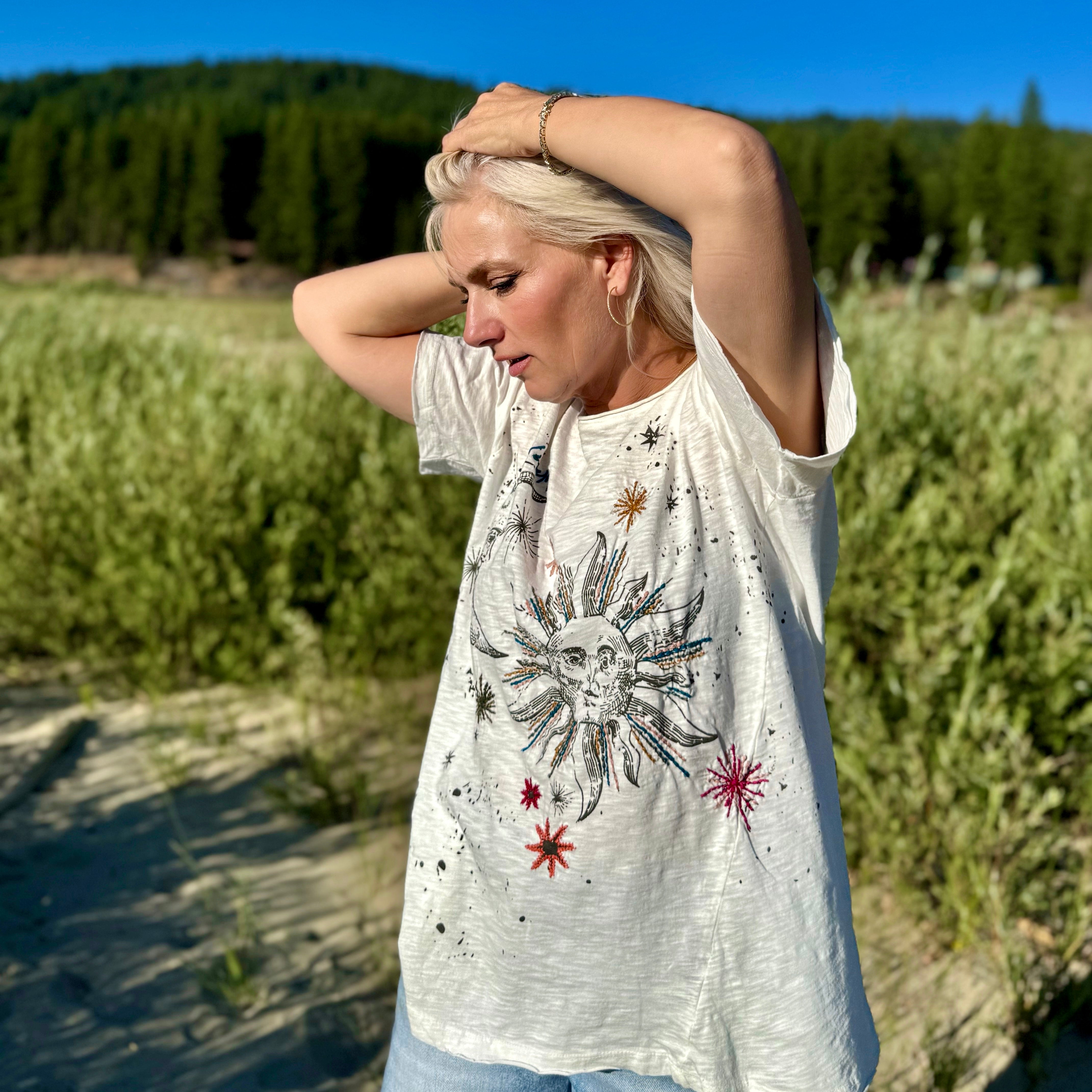 Kara Celestial Sun Tee