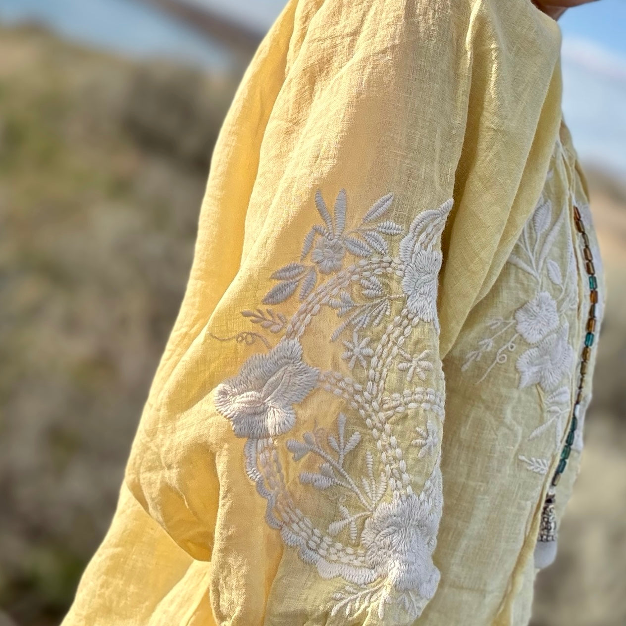 Maven Buttercream Blouse
