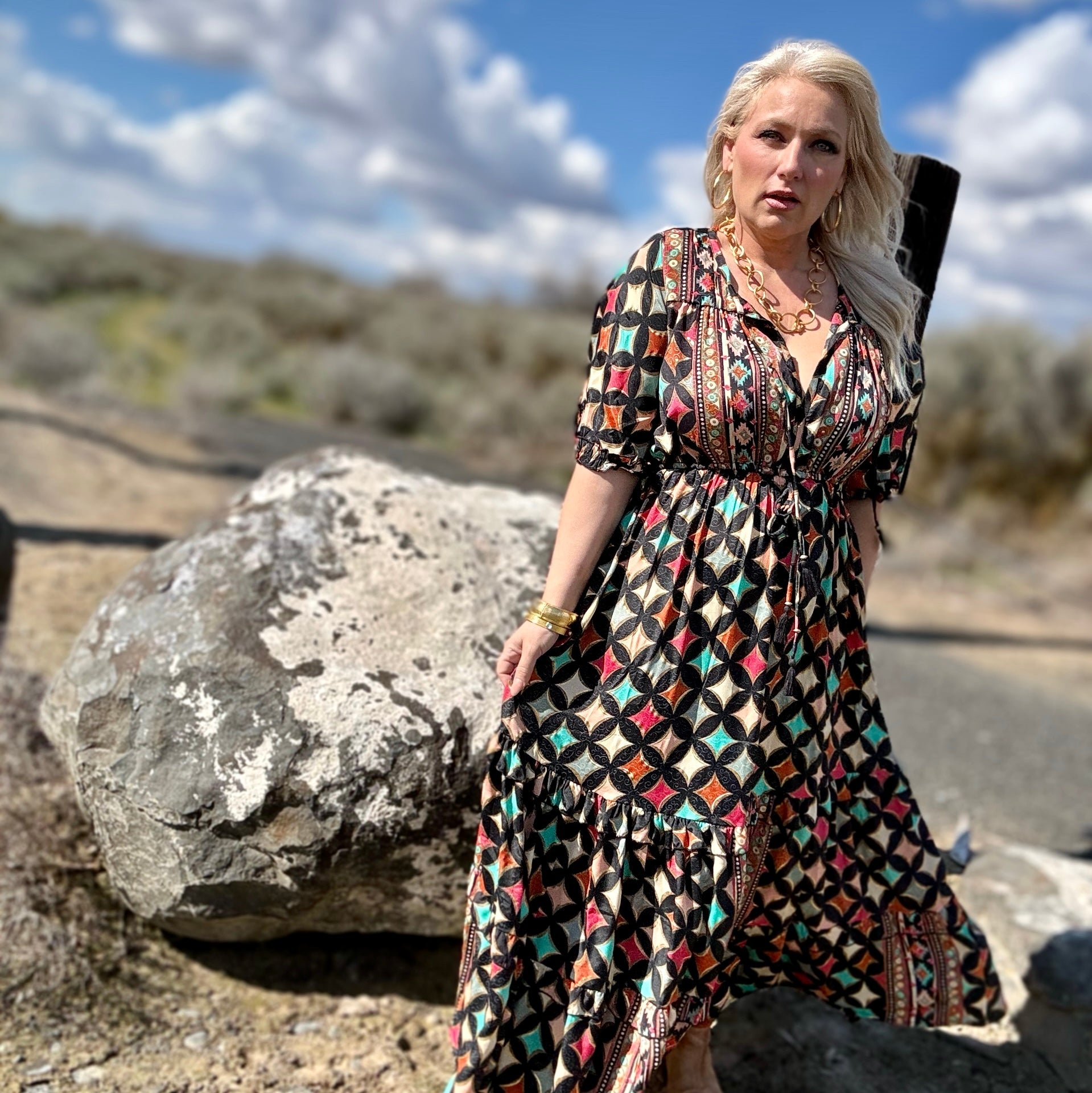 Baroque Mosaic Dress