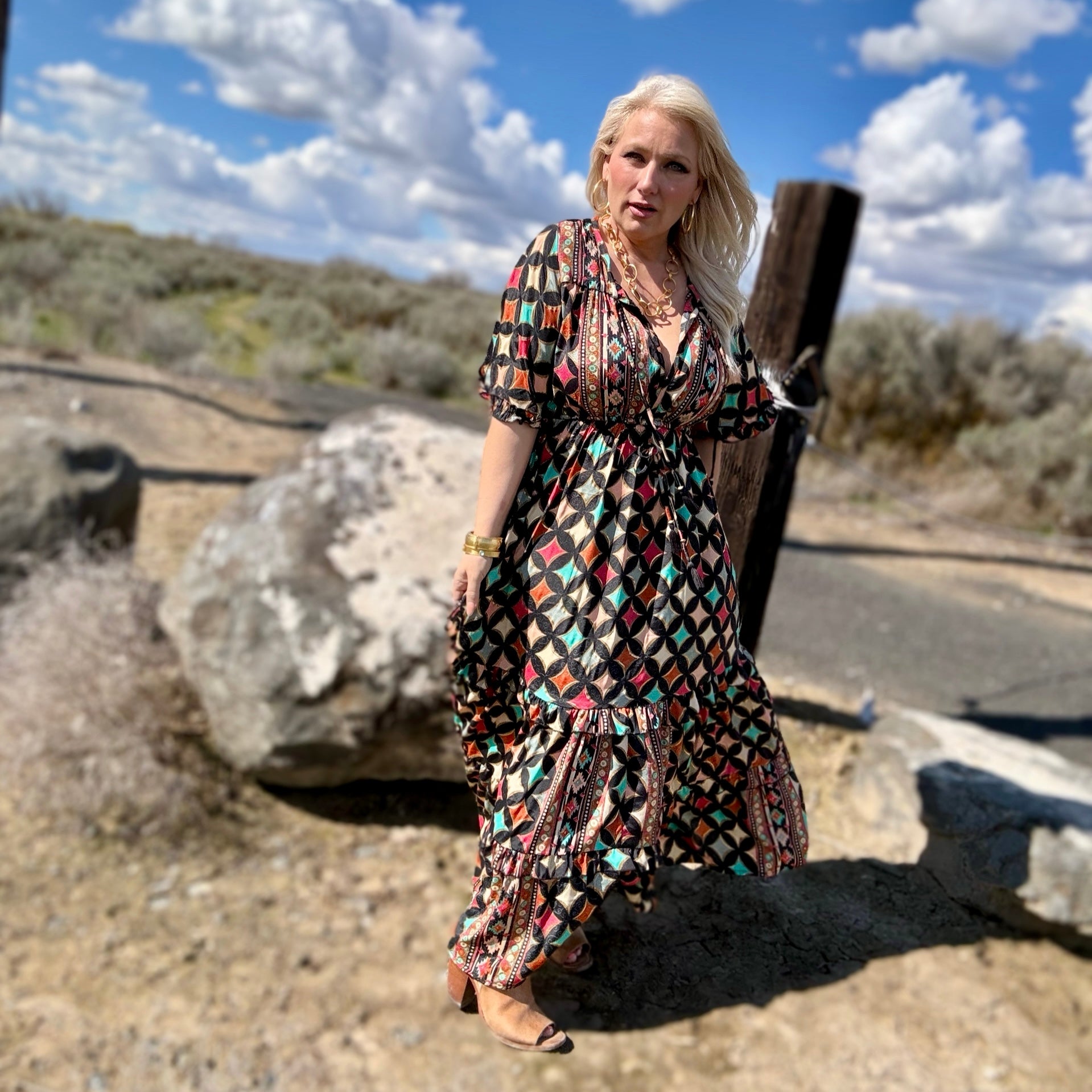 Baroque Mosaic Dress