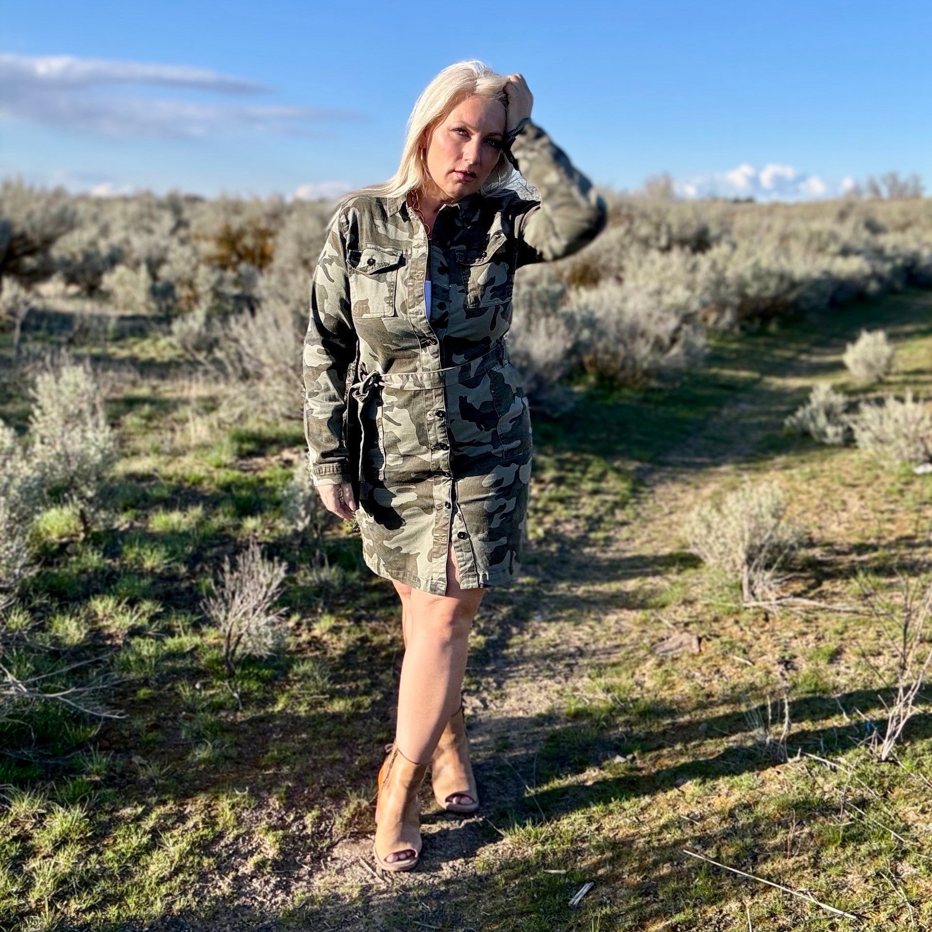 Urban Utility Shirt Dress