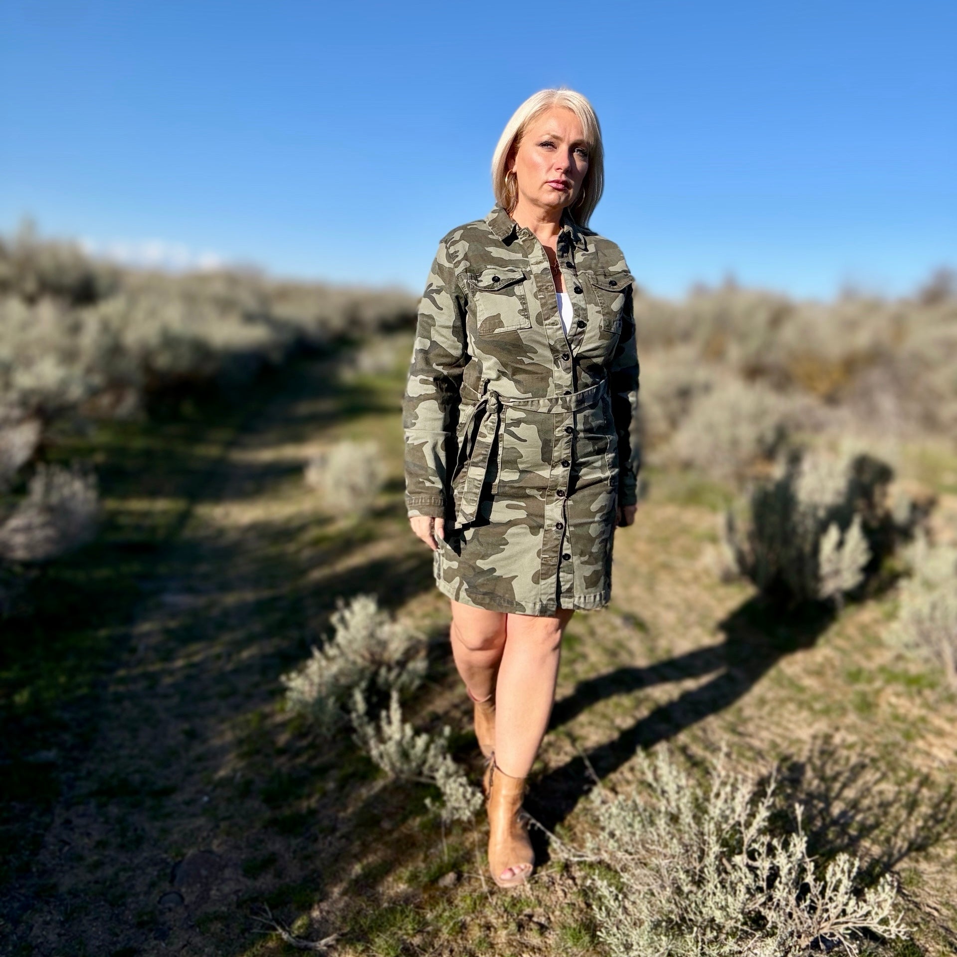 Urban Utility Shirt Dress