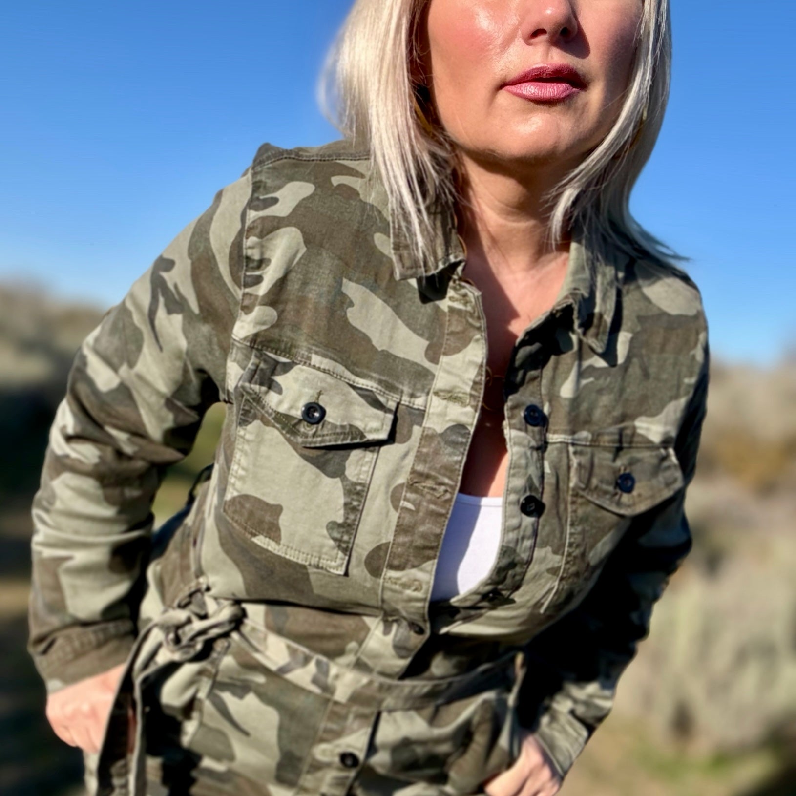 Urban Utility Shirt Dress