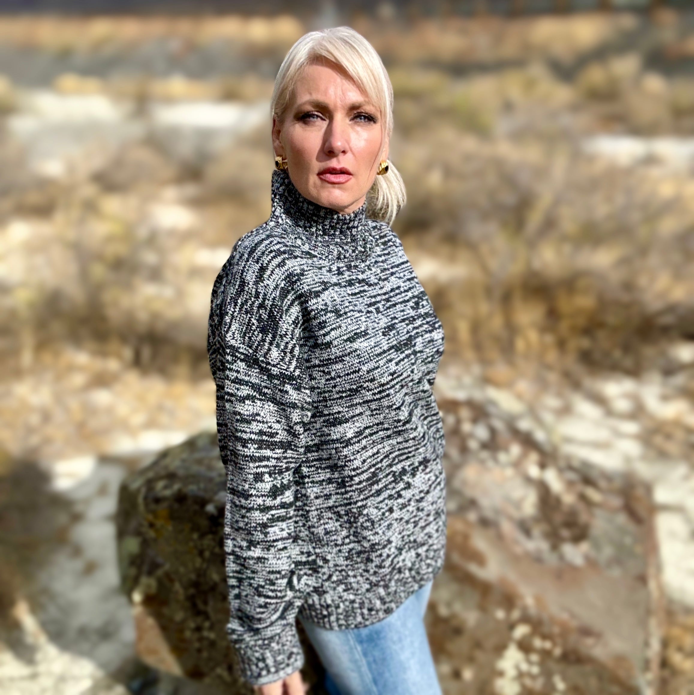 Sweet Nothings Mocneck Sweater
