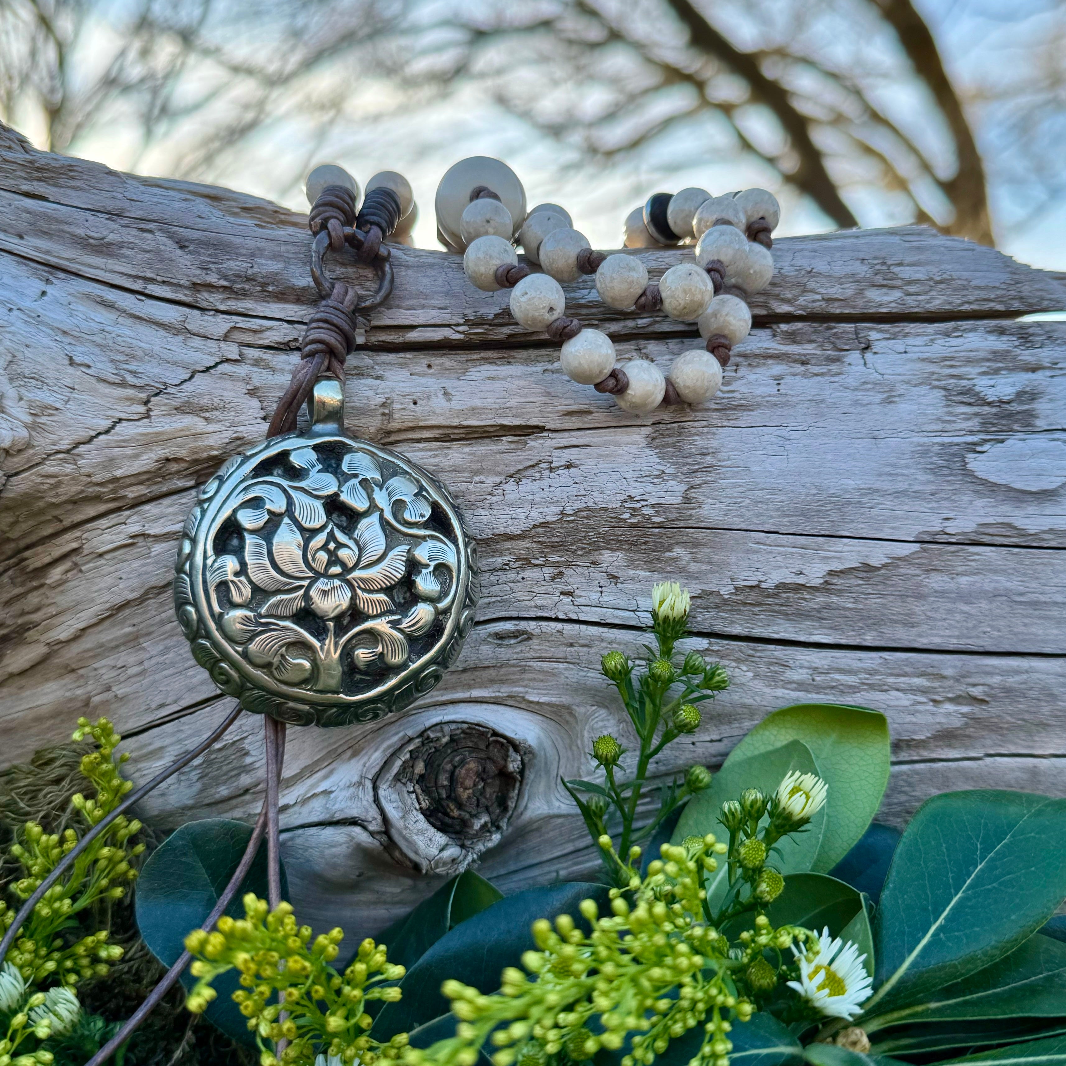 Ammonite Fossil Necklace by zoWEE Jewels