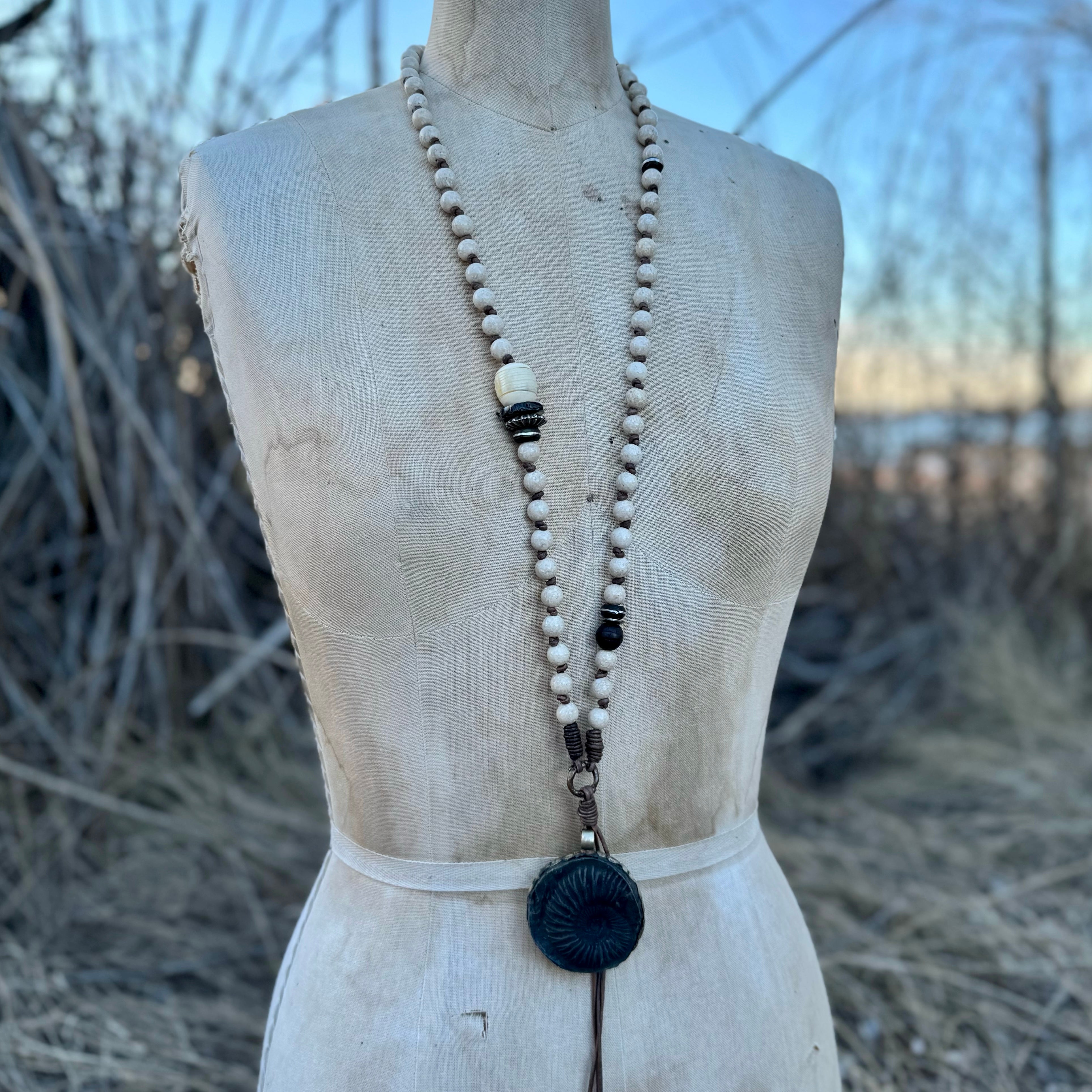 Ammonite Fossil Necklace by zoWEE Jewels