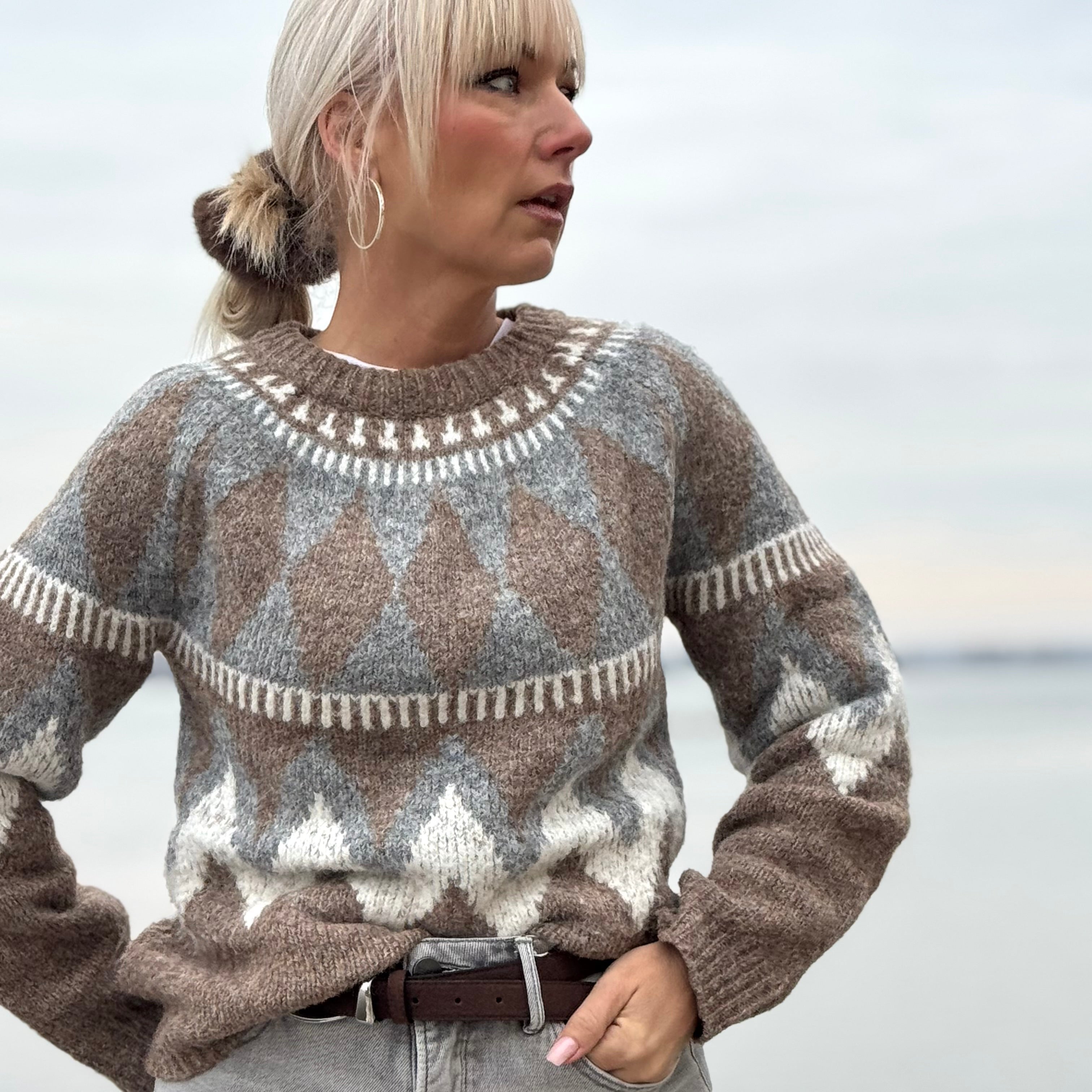 The Alpine Diamond Sweater