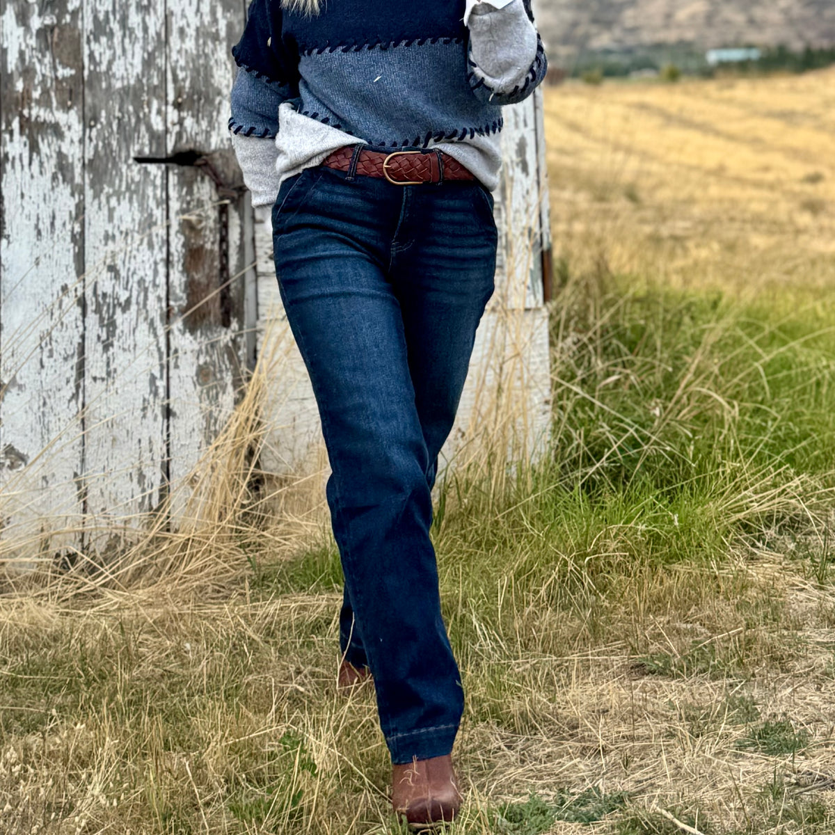 The Everyday Dark Wash Straight Jean