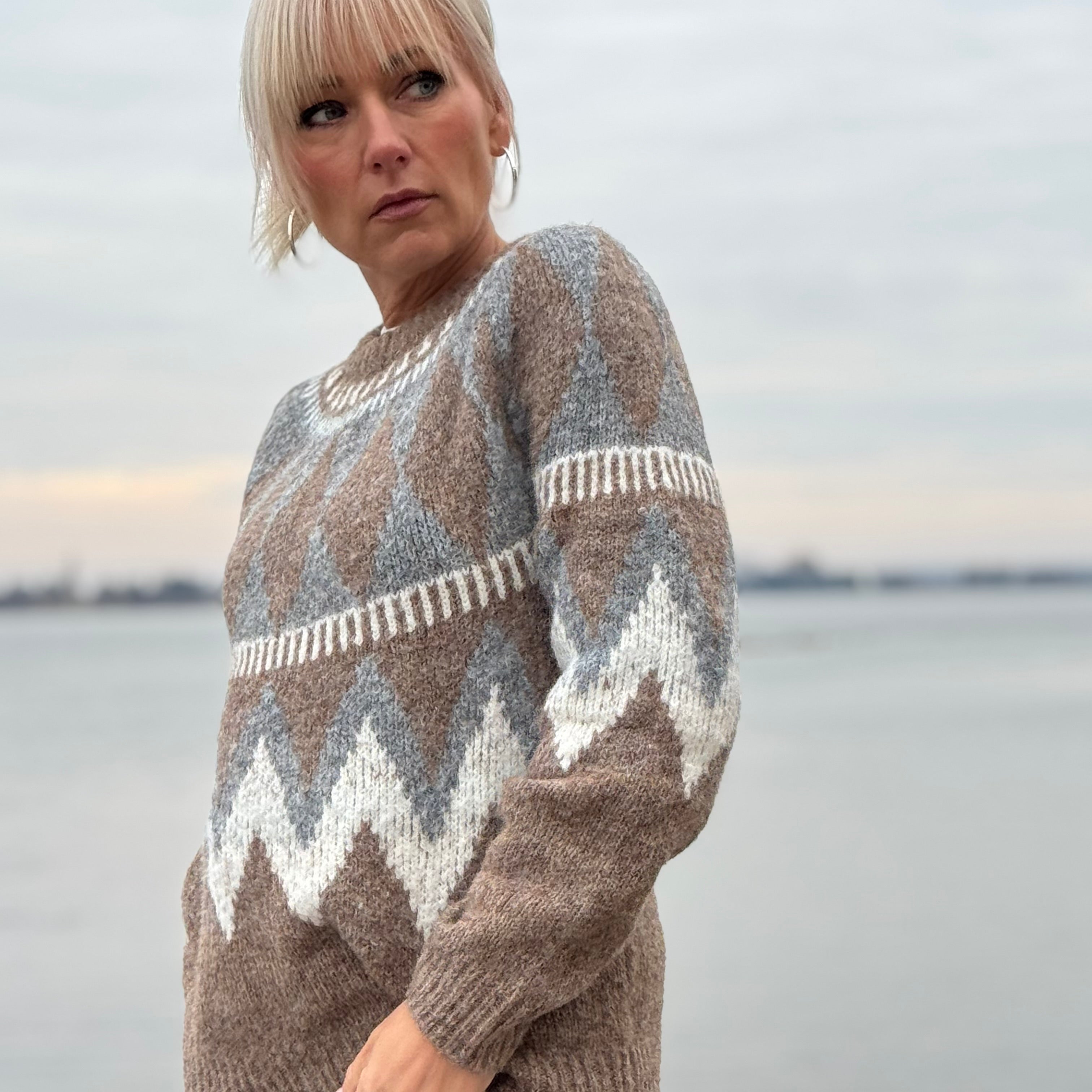The Alpine Diamond Sweater