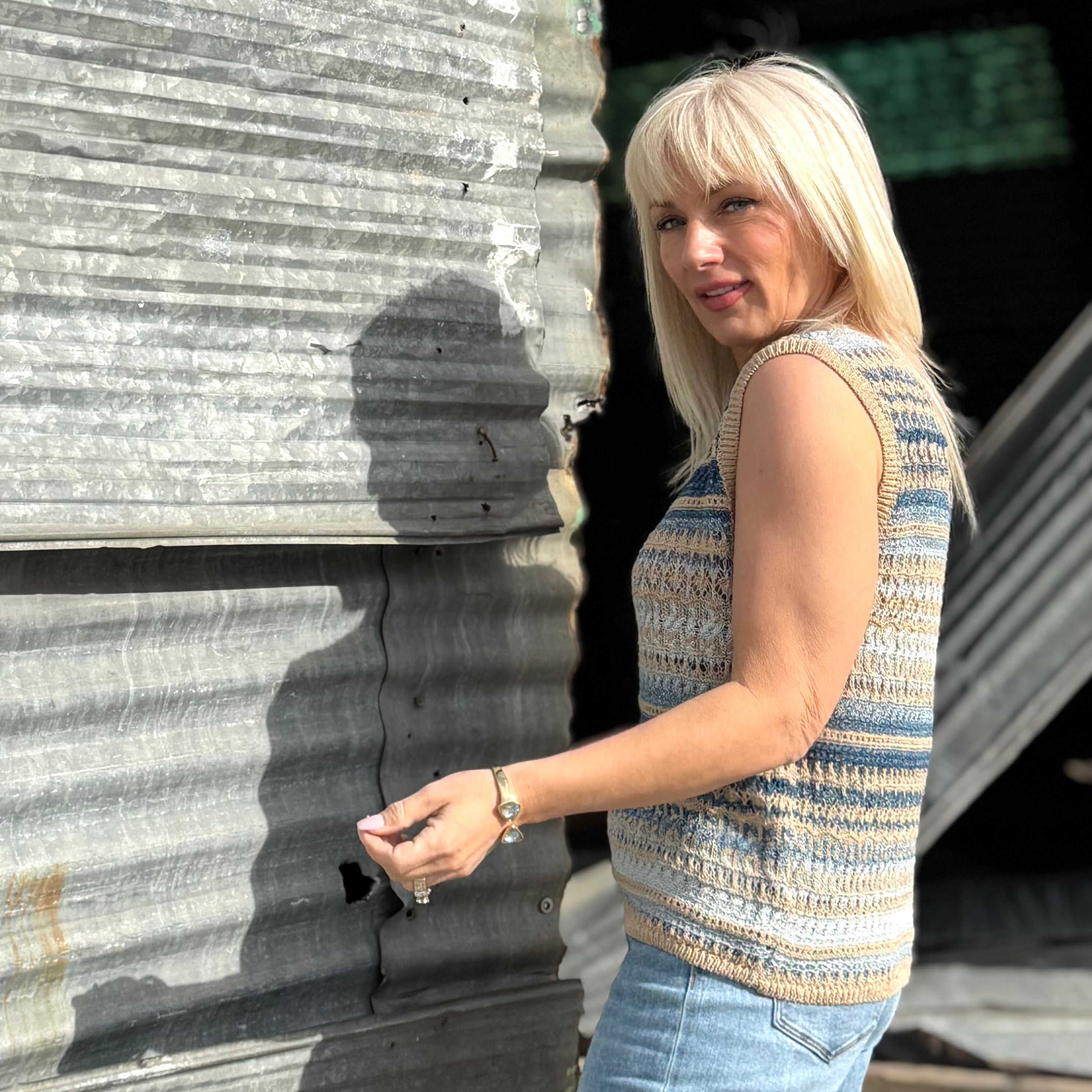 Sunwashed Canyon Knit Tank