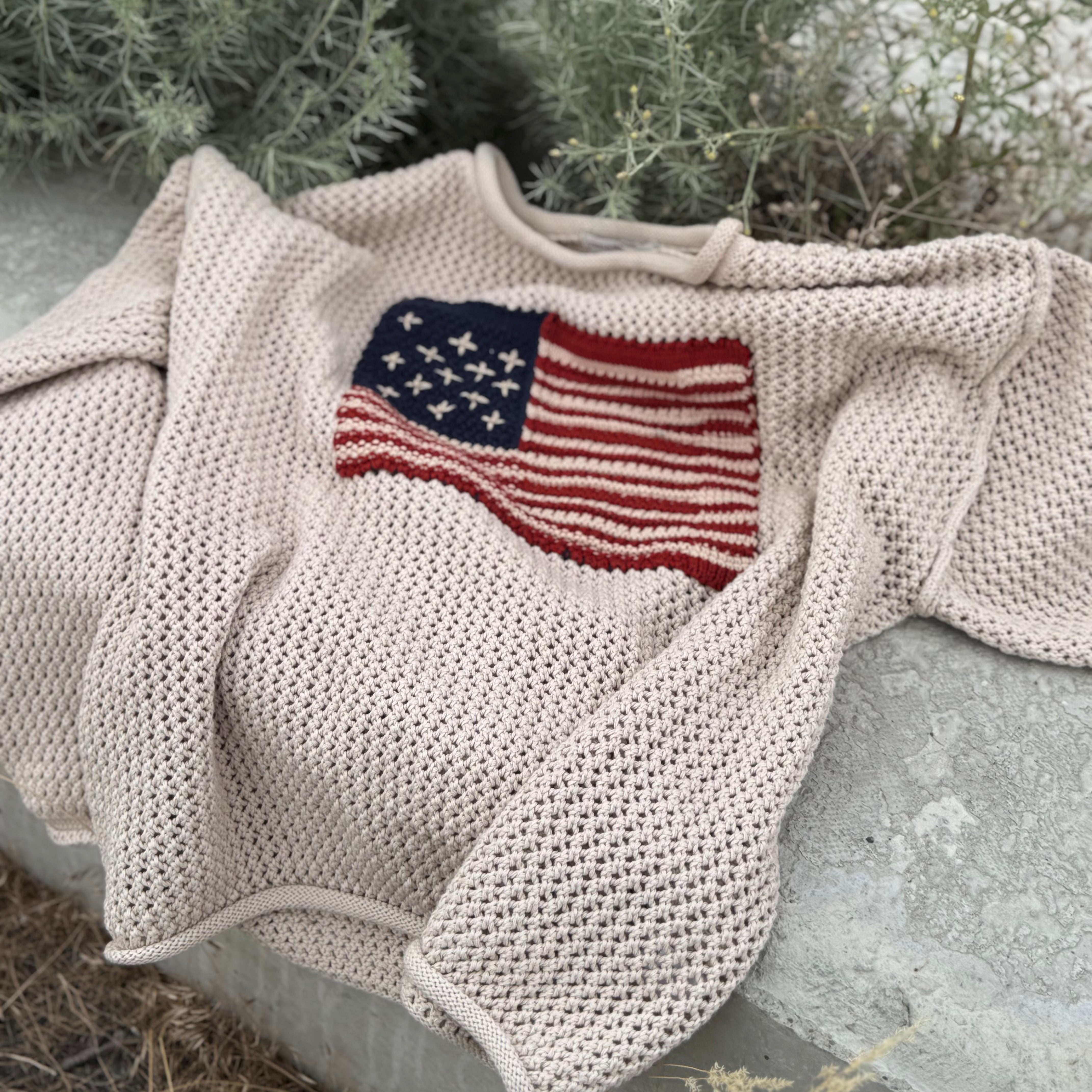 Old Glory Cotton Sweater