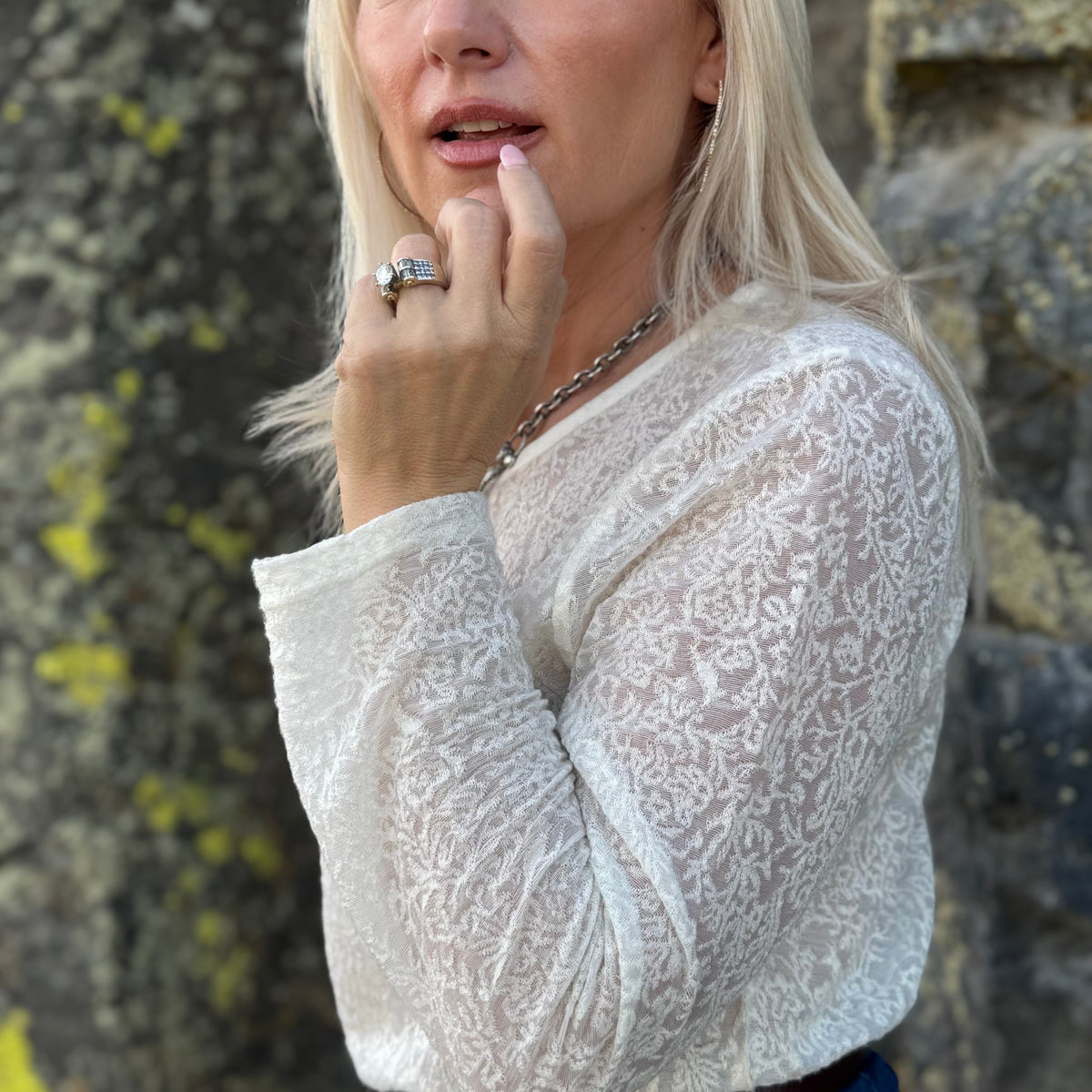 The Whisper Lace Layering Top