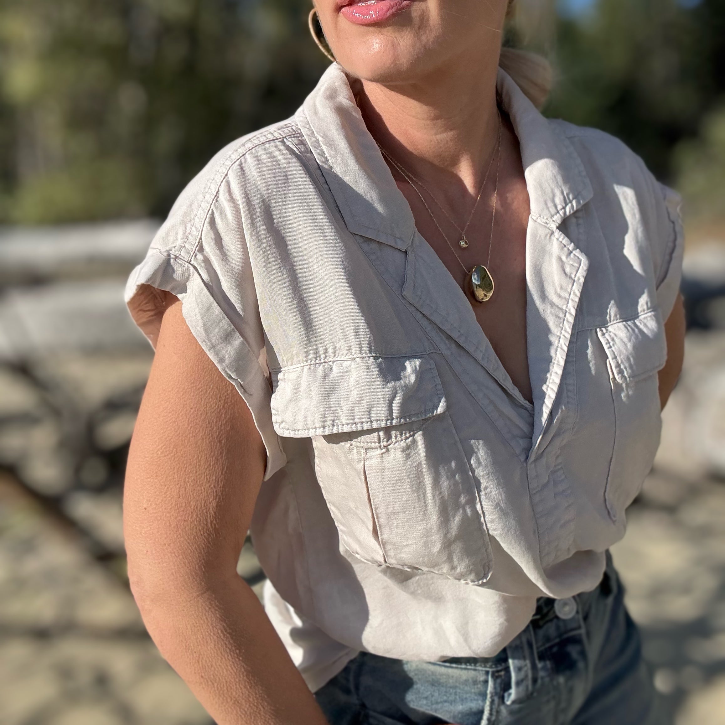 Seymour Camp Shirt Taupe