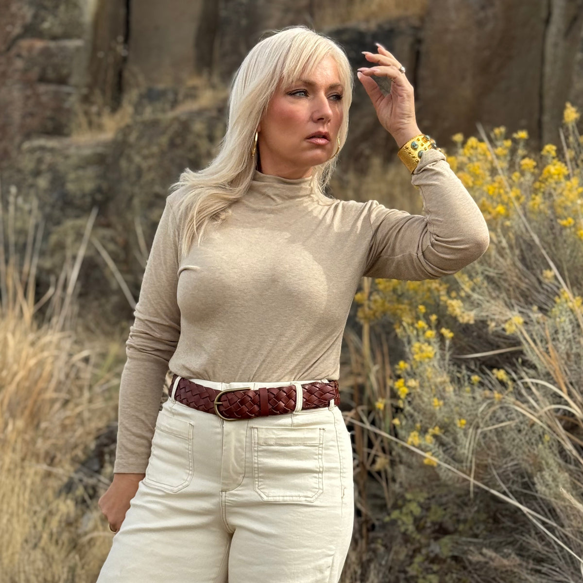 Marcella Mockneck Beige