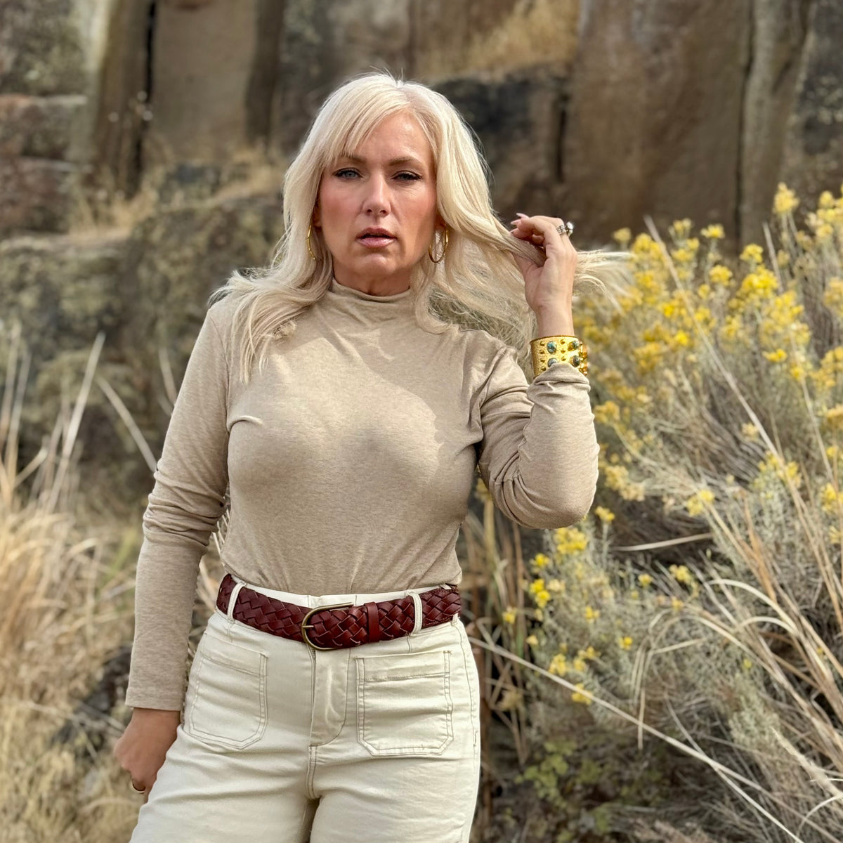 Marcella Mockneck Beige