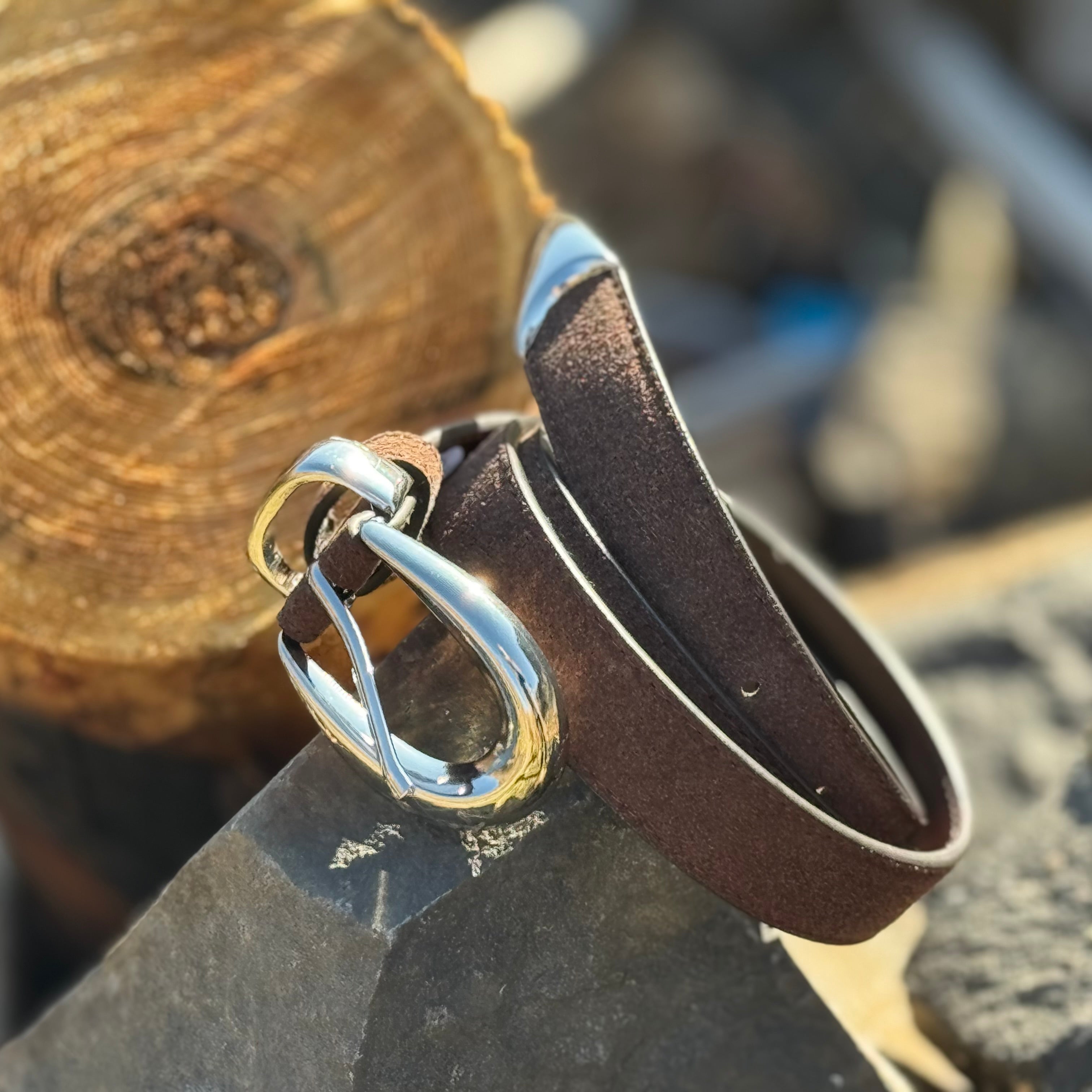 The Aspen Loop Belt Chocolate