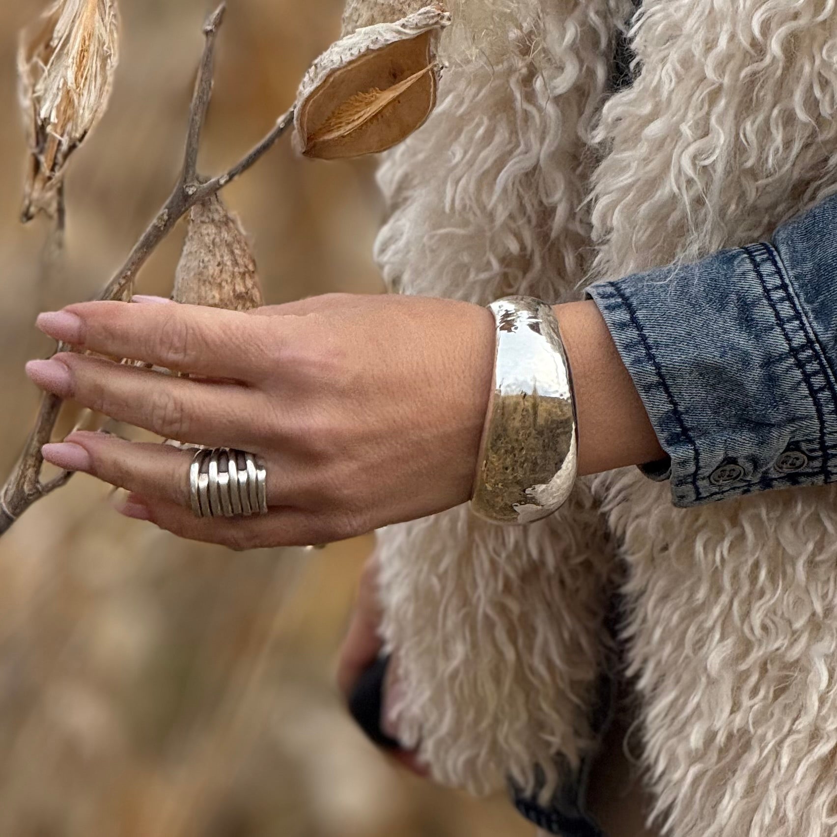 Catalina Statement Hinge Bangle