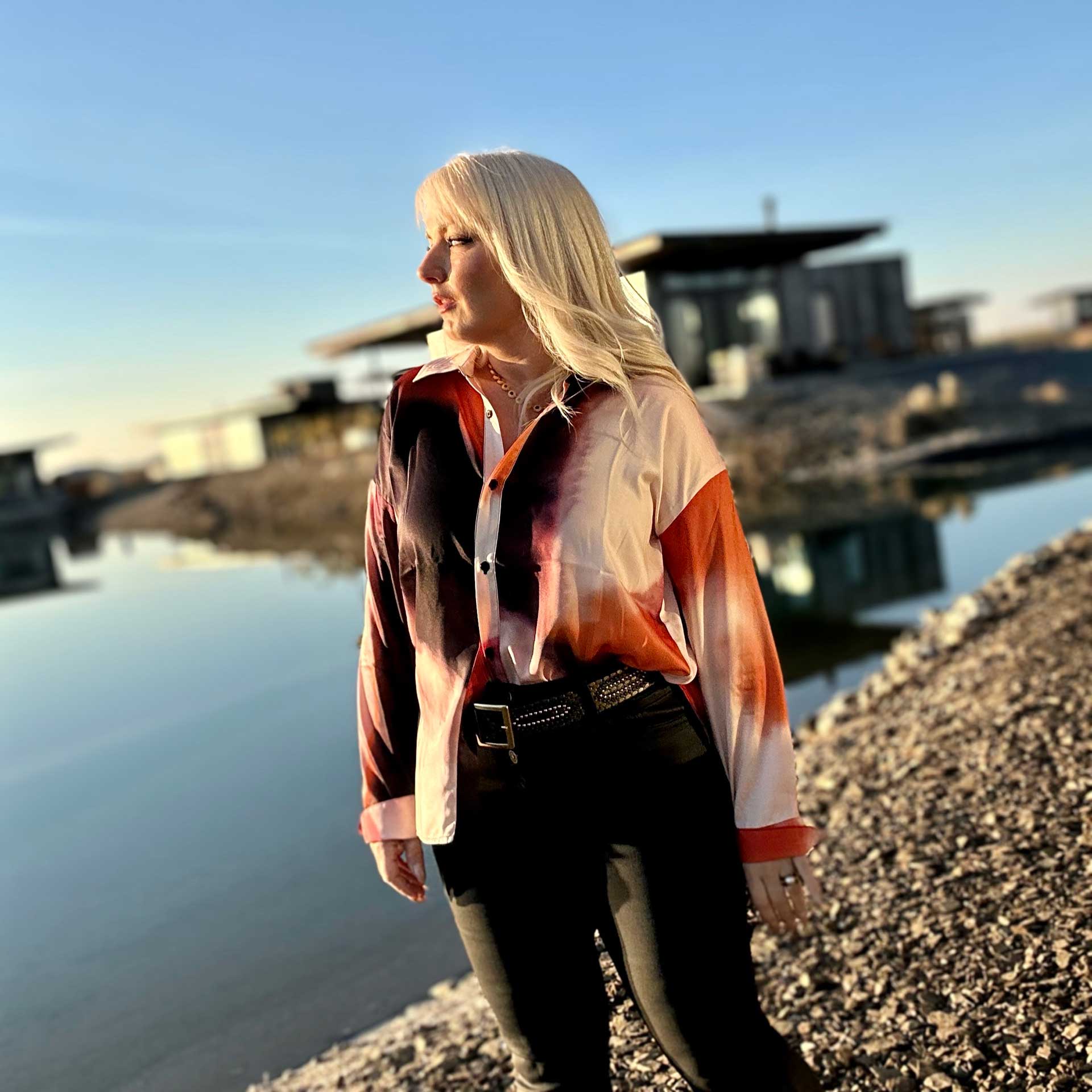 Artistic Touch Satin Shirt