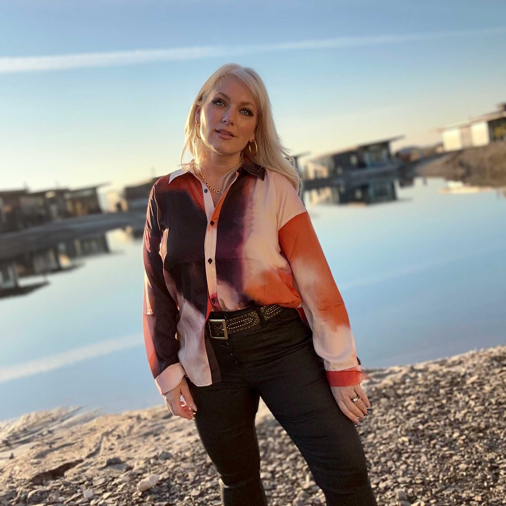 Artistic Touch Satin Shirt