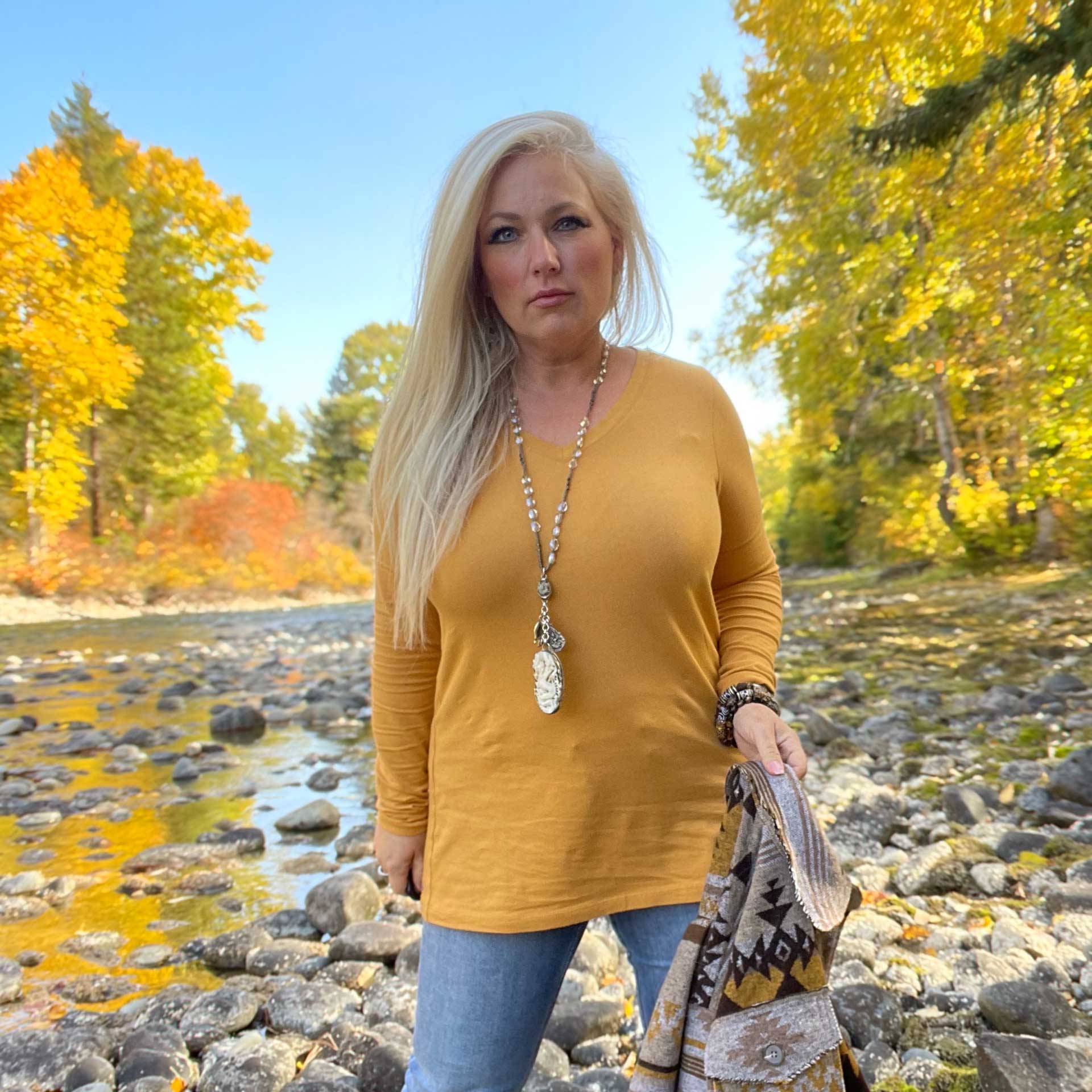 Back To Basics Tee (Marigold)