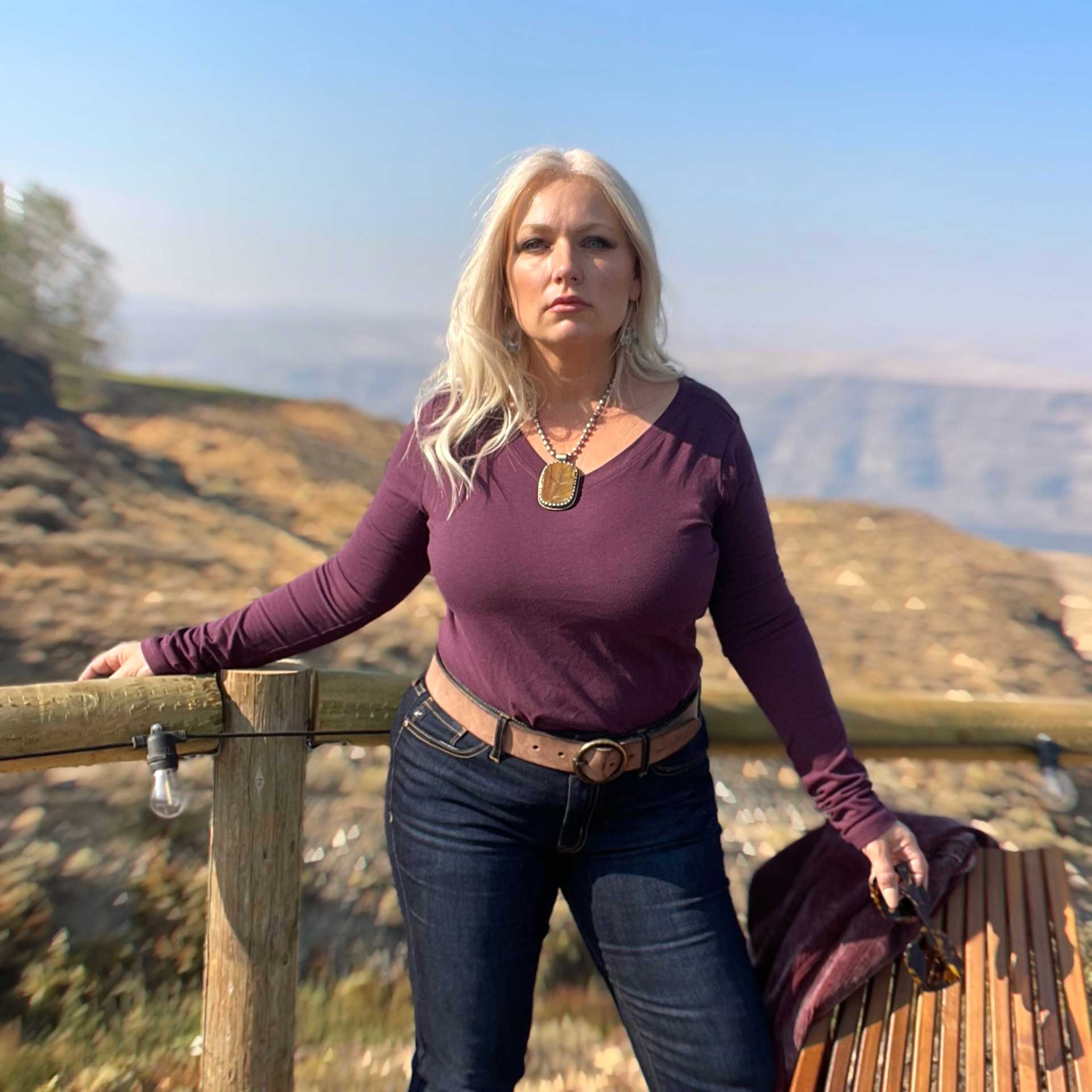 Back To Basics Tee (Plumb)