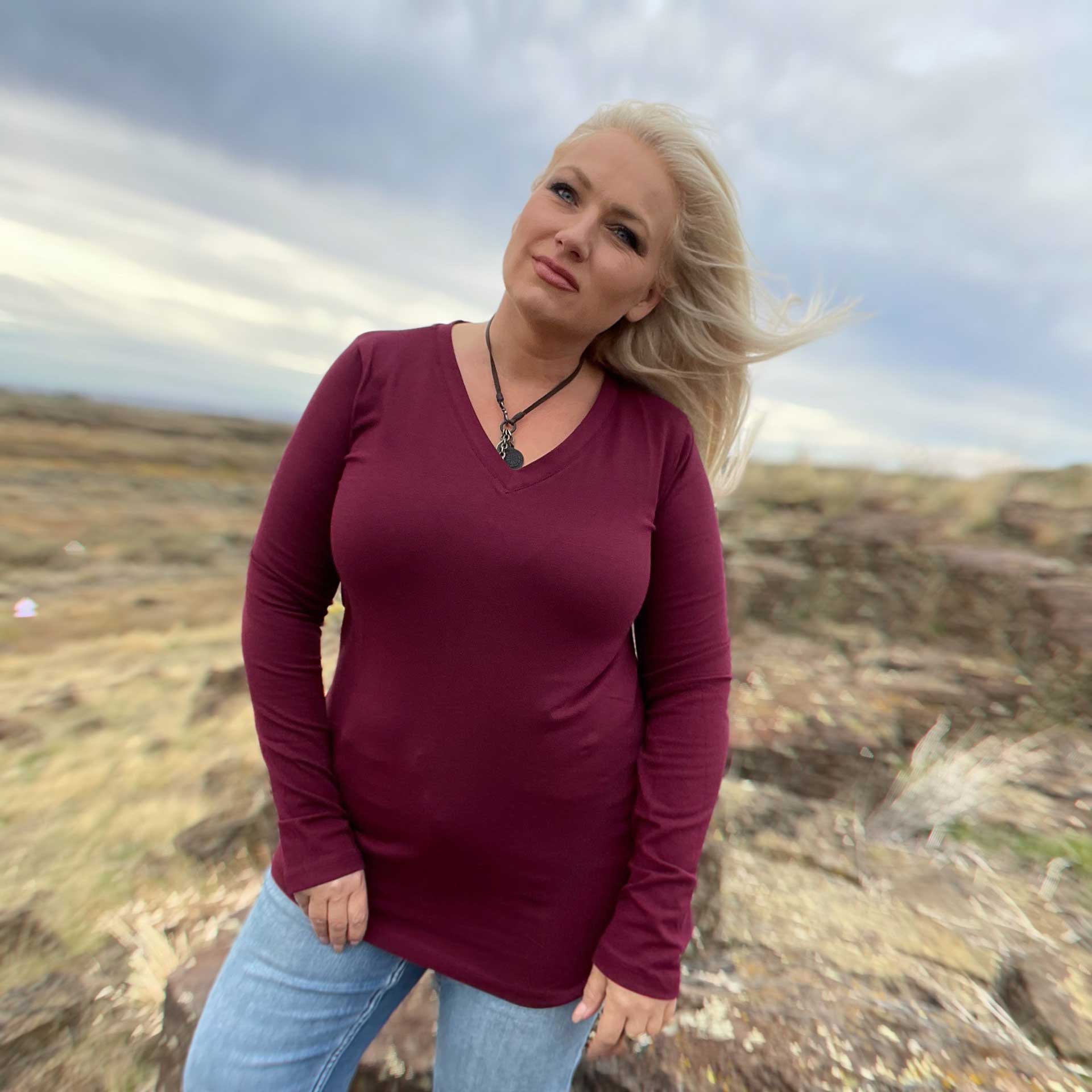 Back To Basics Tee (Wine)