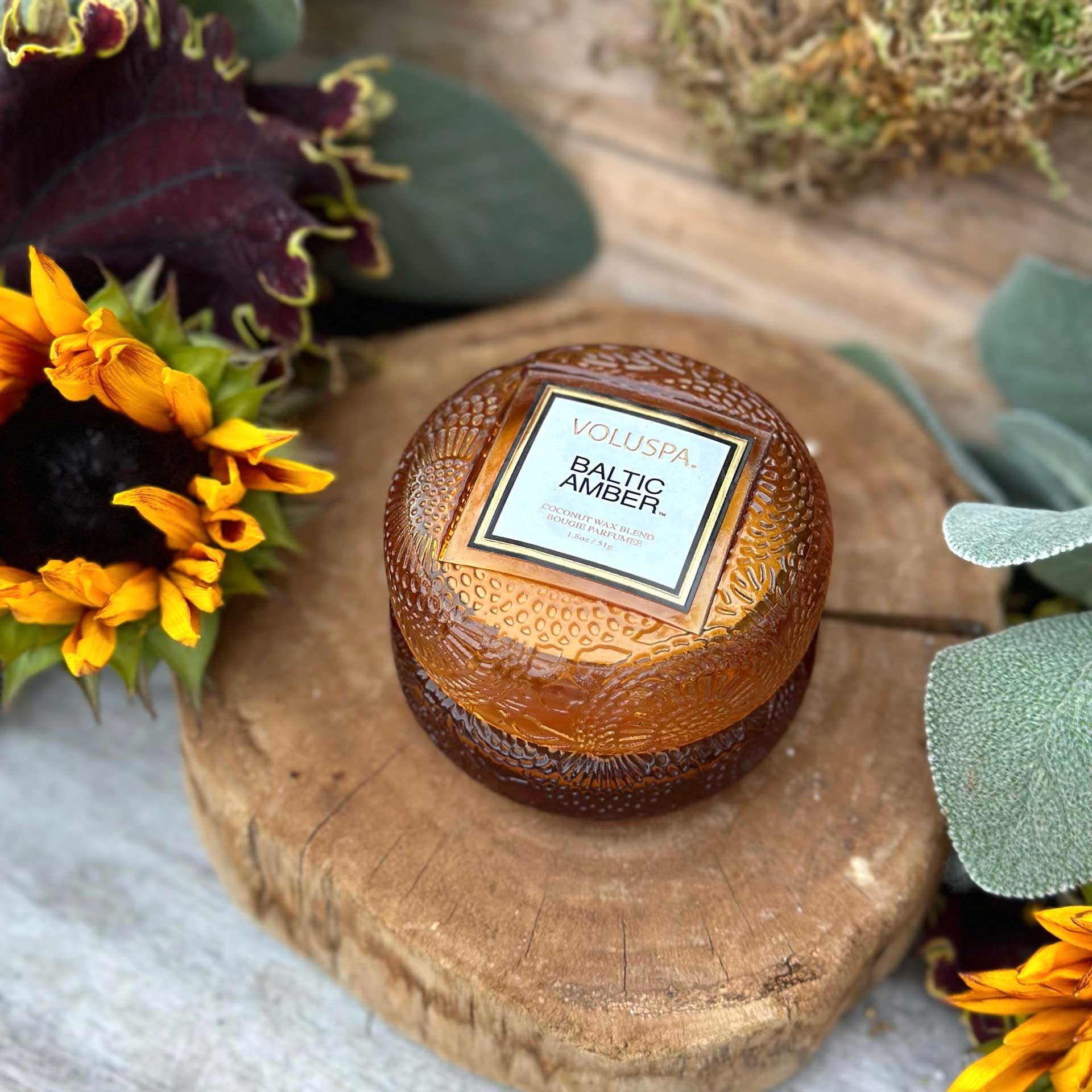 Baltic Amber Macaron Candle