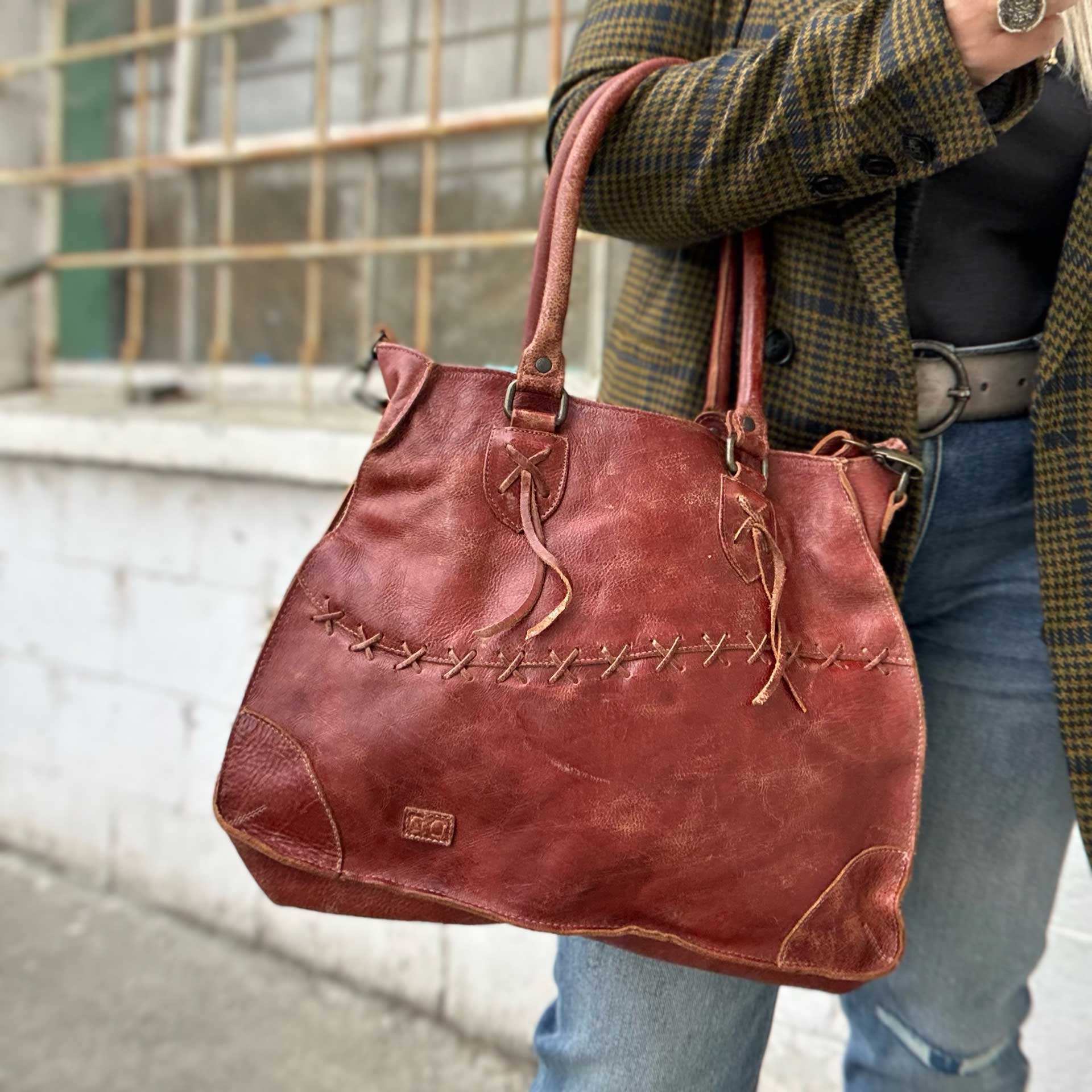 Bed Stu Leather Rustic selling Bucket Bag