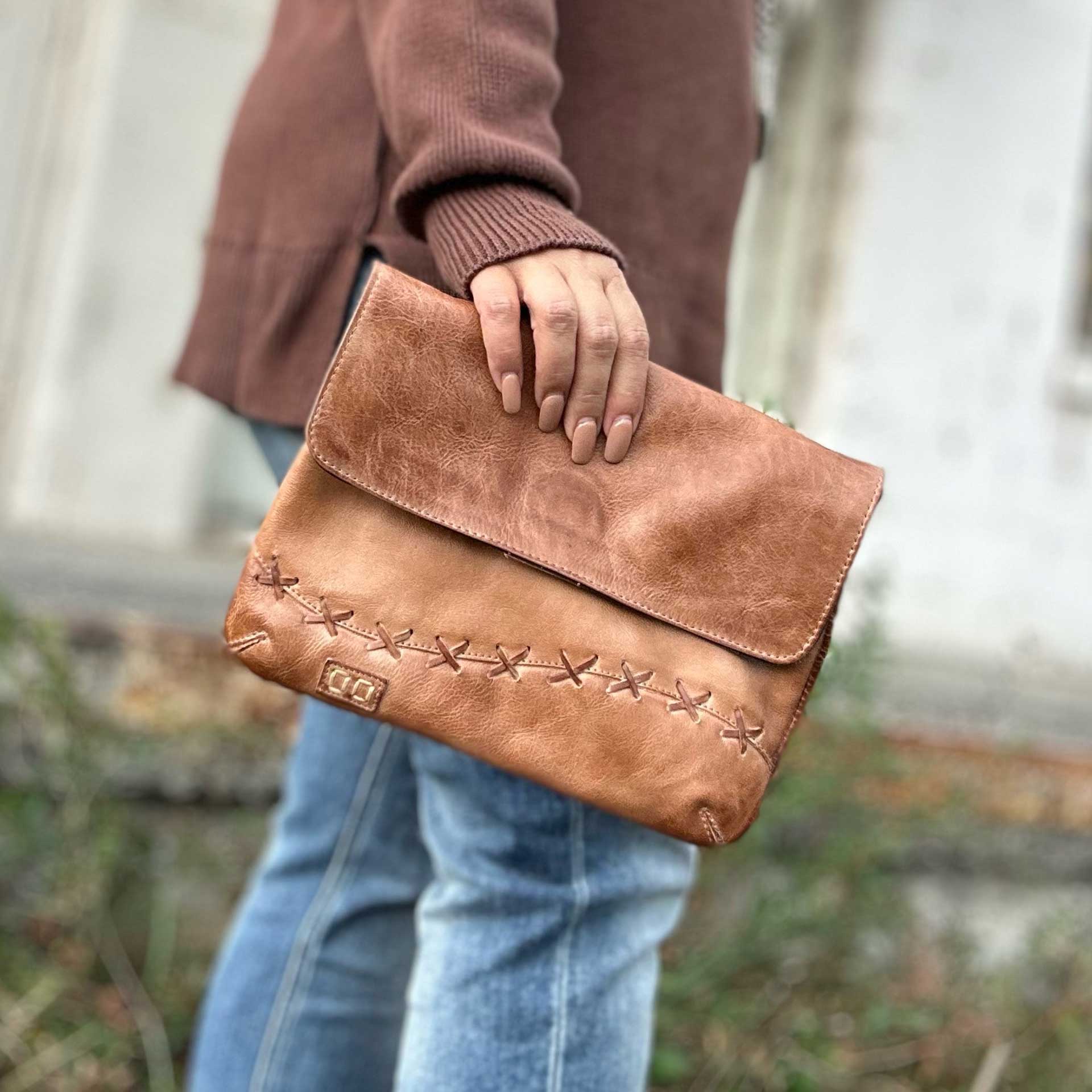 Bedstu Cleo Crossbody Bag (Tan Rustic)