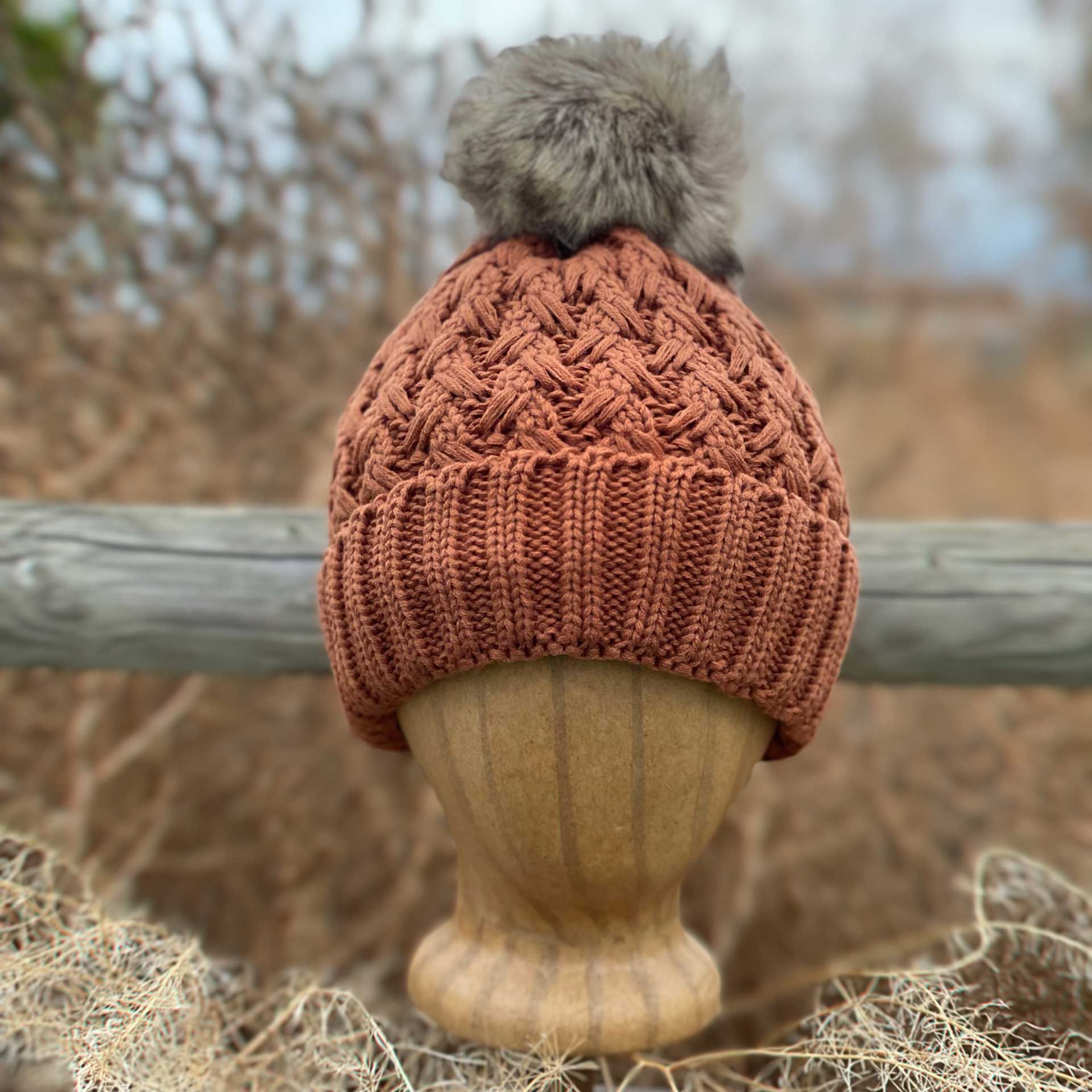 Big Sky Pom Beanie (Clay)