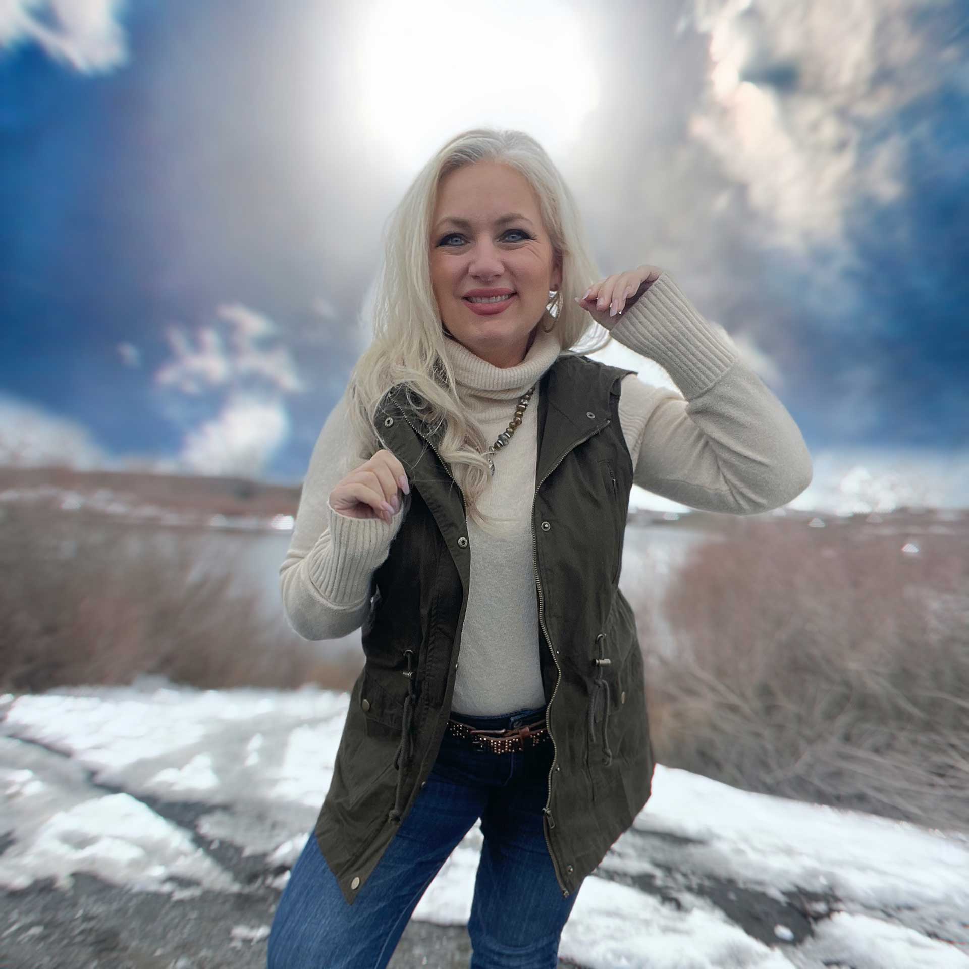 Bliss Cargo Vest (Olive)