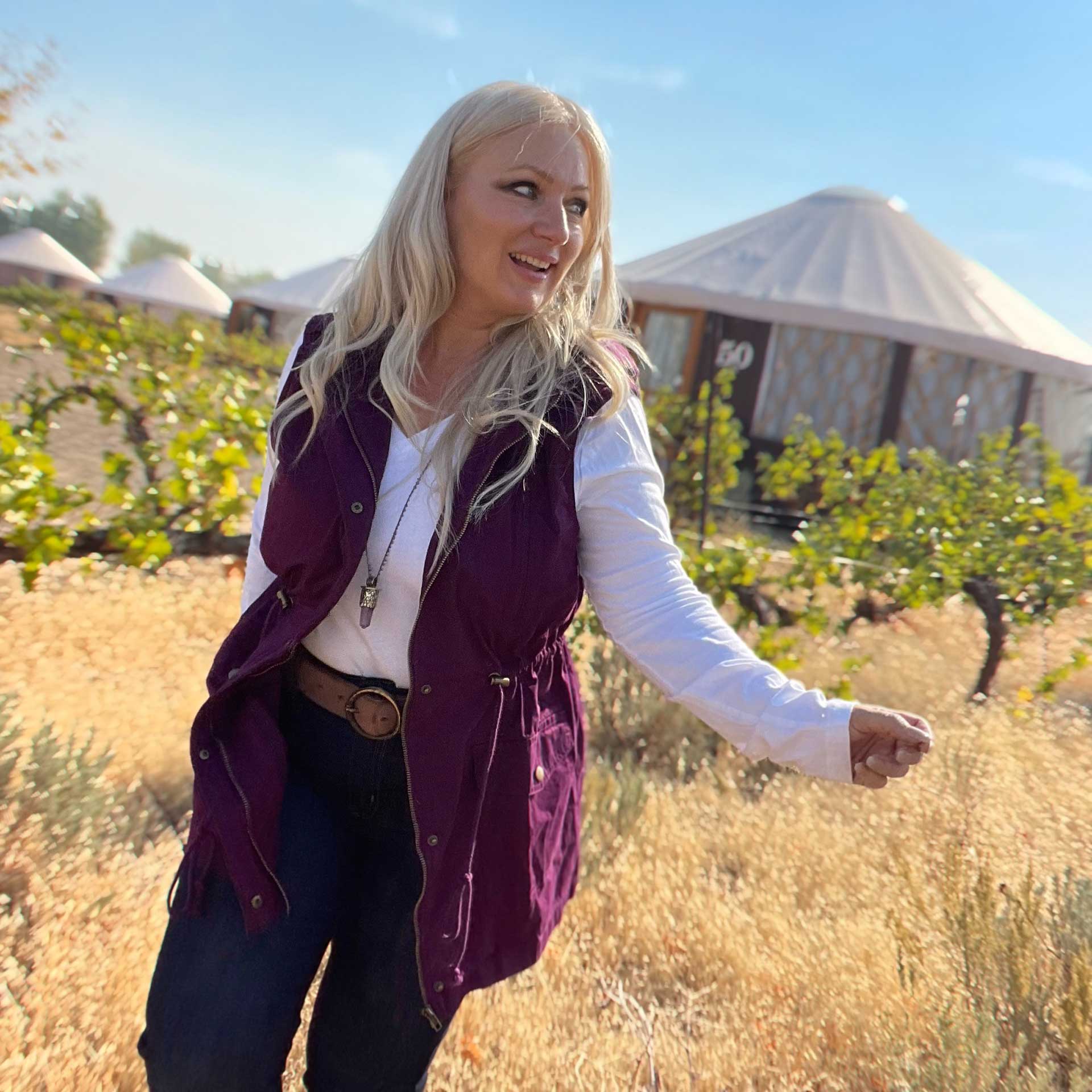 Bliss Cargo Vest (Purple)
