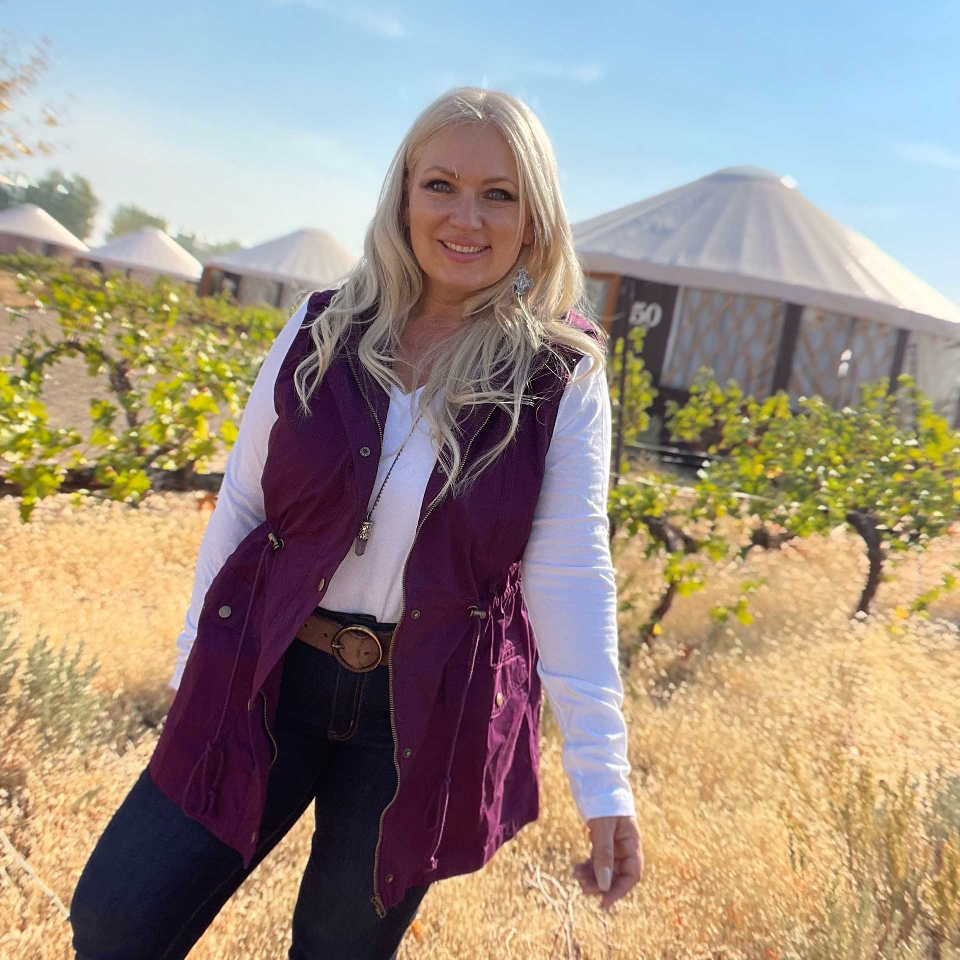 Bliss Cargo Vest (Purple)