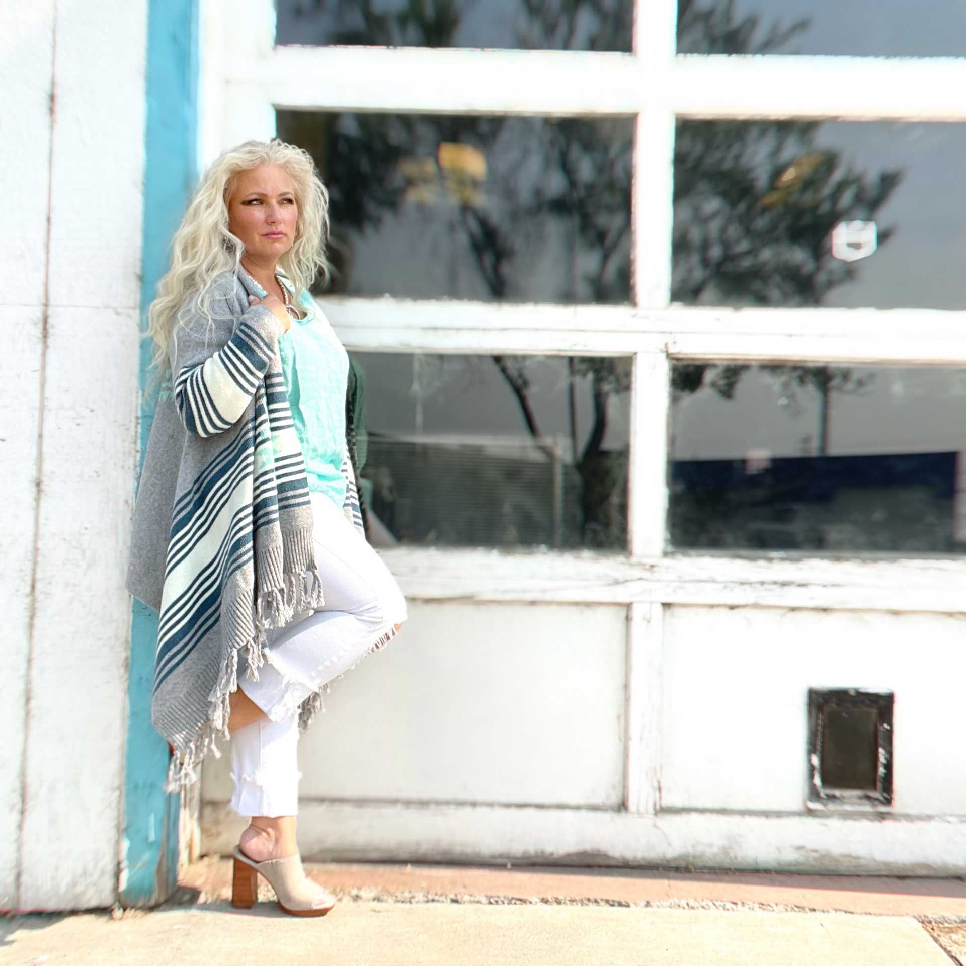 Blue Mountain Cardigan Sweater