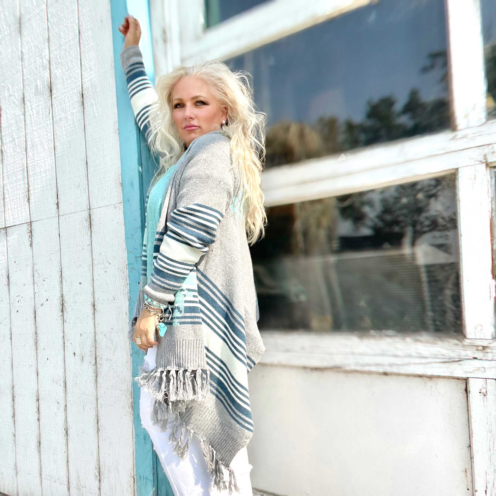 Blue Mountain Cardigan Sweater