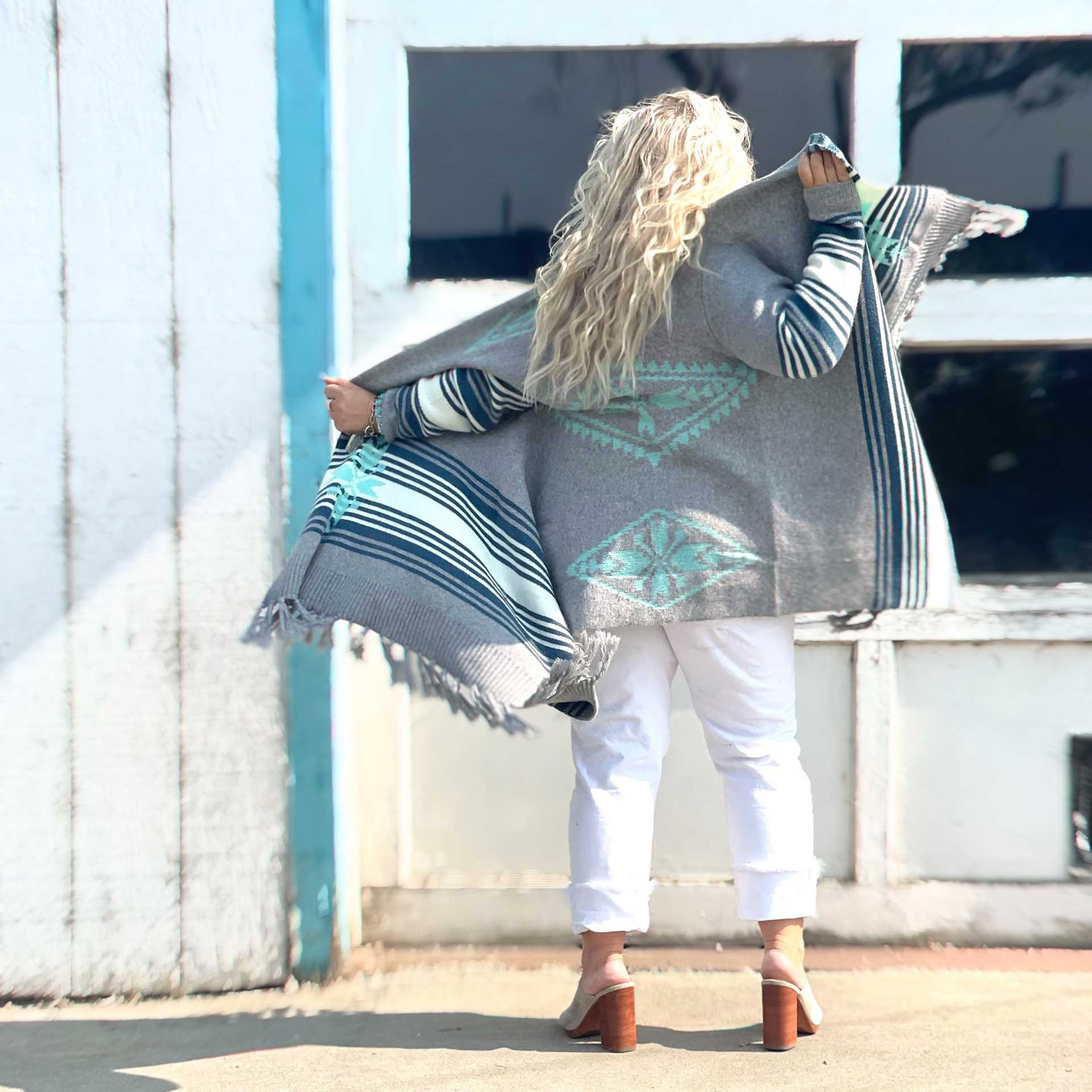 Blue Mountain Cardigan Sweater