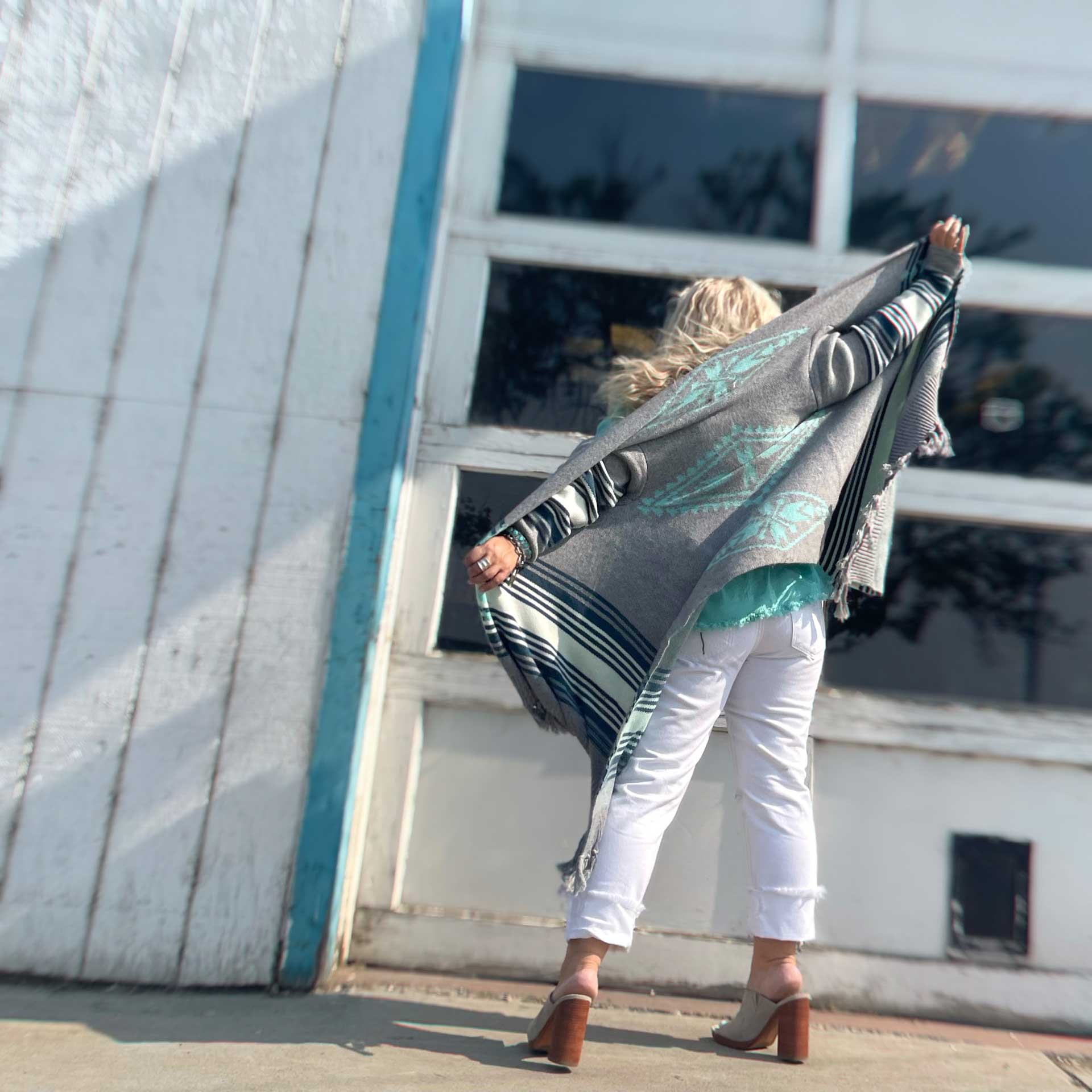 Blue Mountain Cardigan Sweater