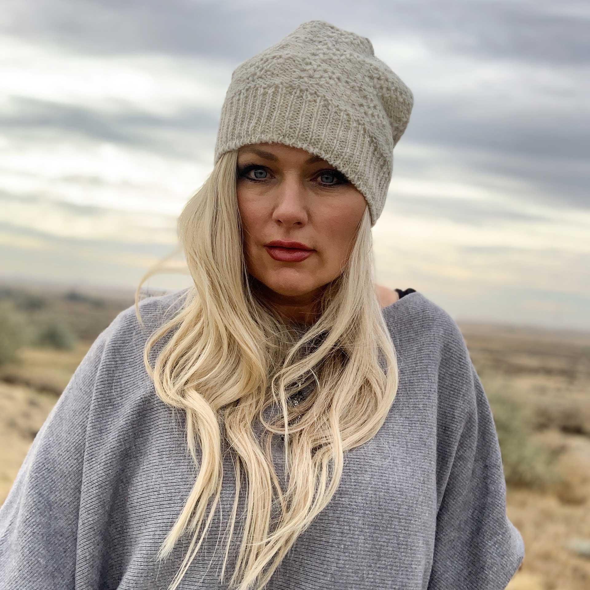 Branch Out Slouch Beanie (Natural)