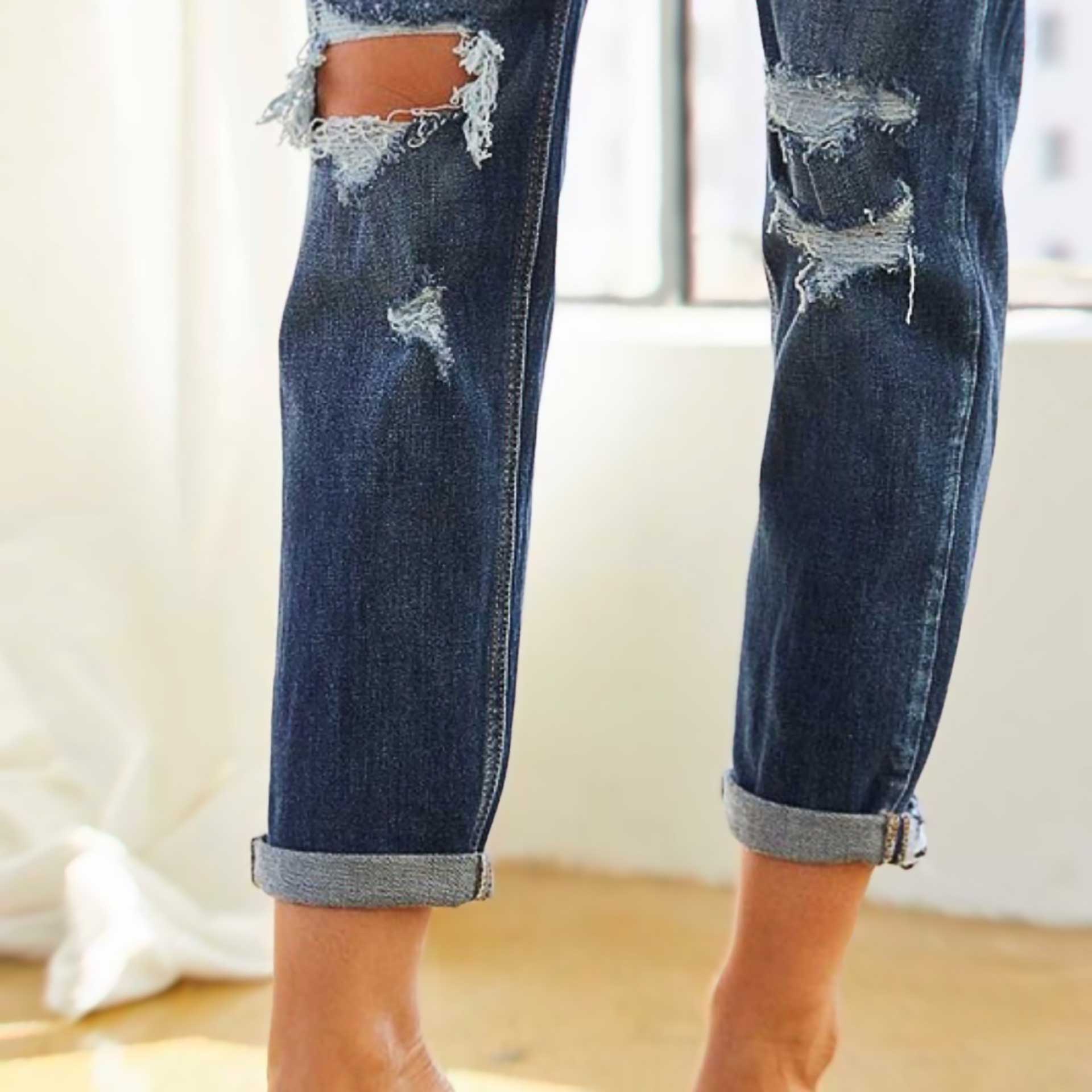 Bren Distressed Boyfriend Jean