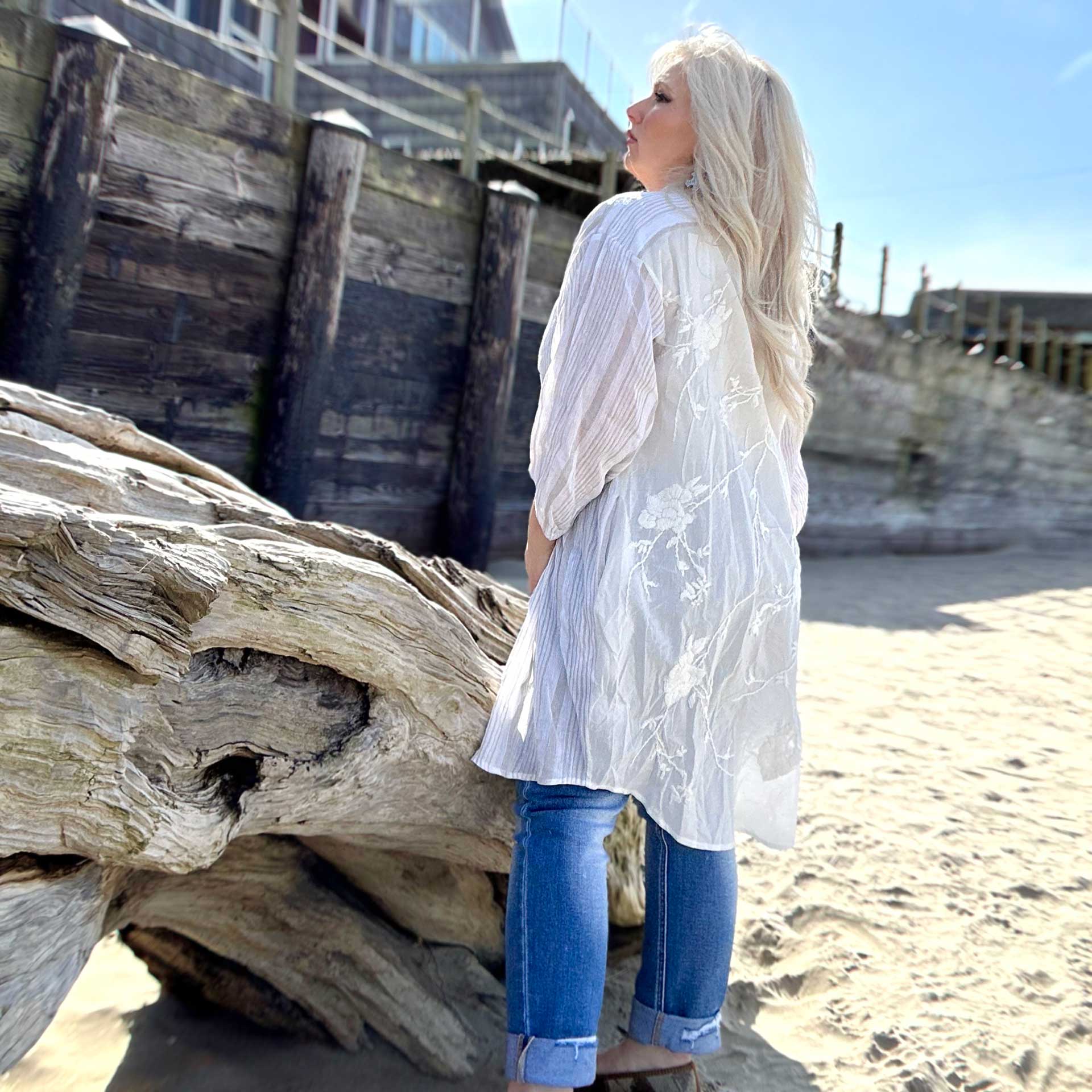 Cannon Oyster Stripe Shirt Dress