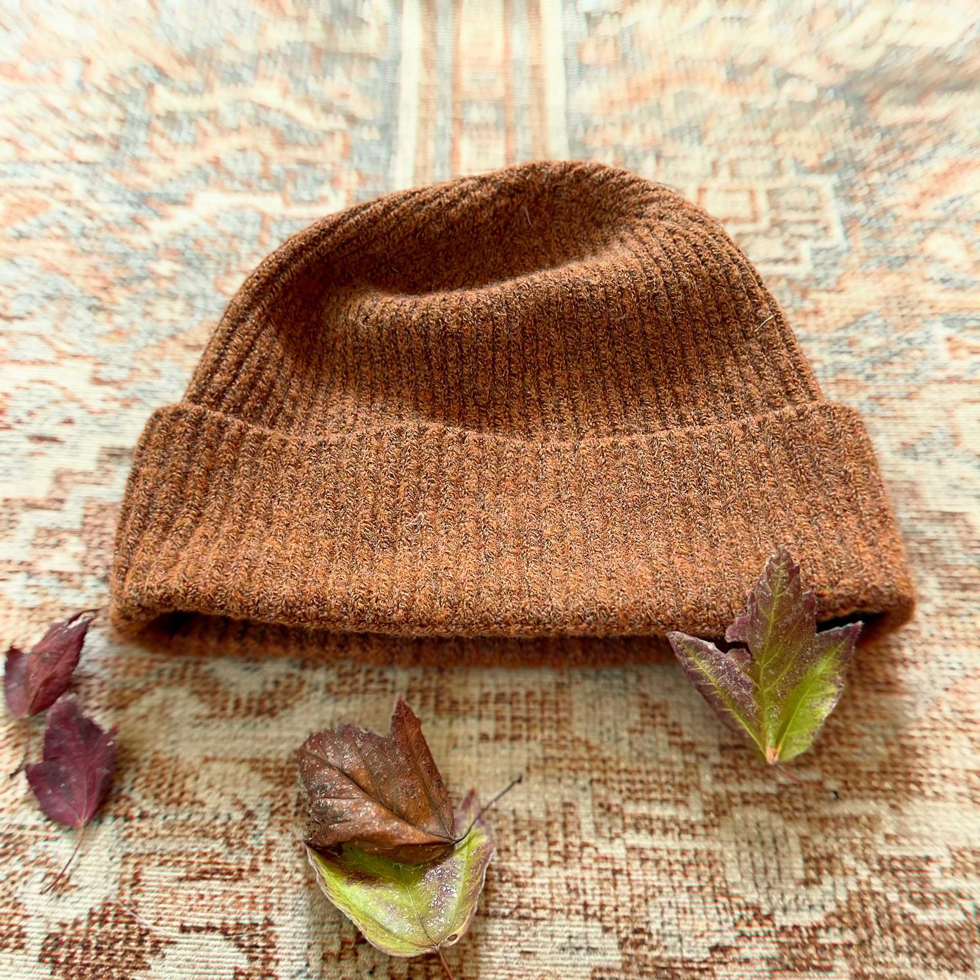 Cashmere Blend Beanie (Clay)