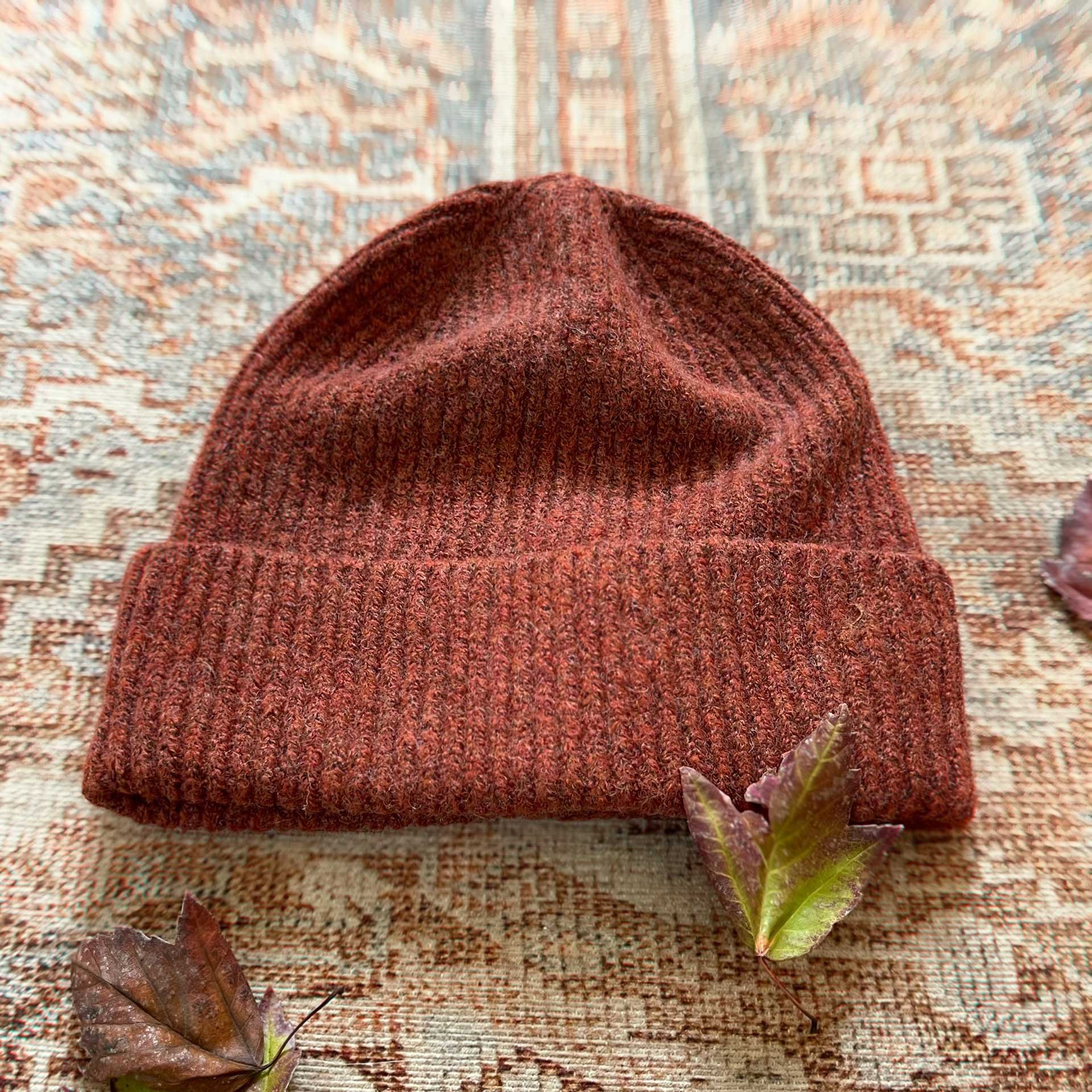 Cashmere Blend Beanie (Henna)