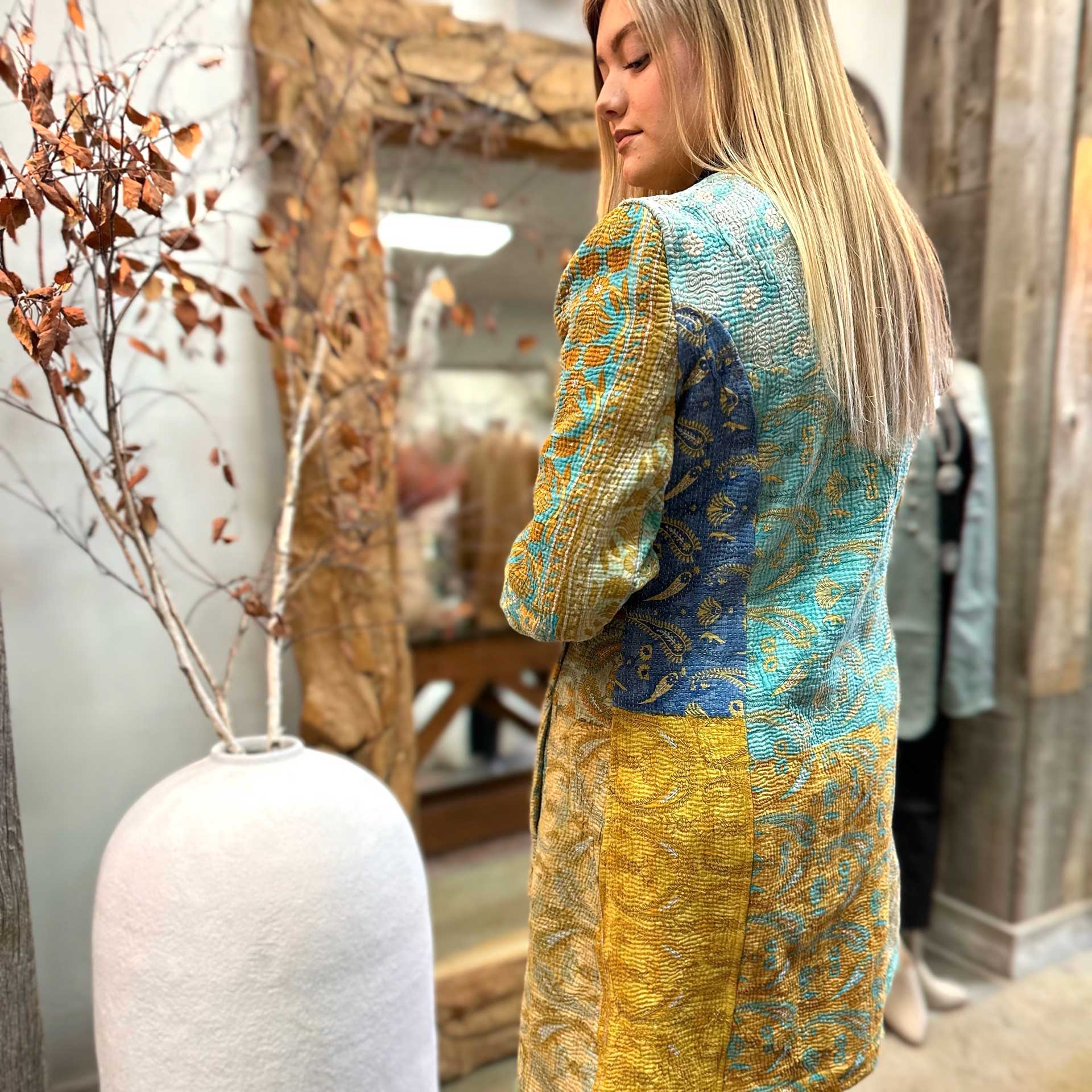 Celine Patchwork Kantha Jacket
