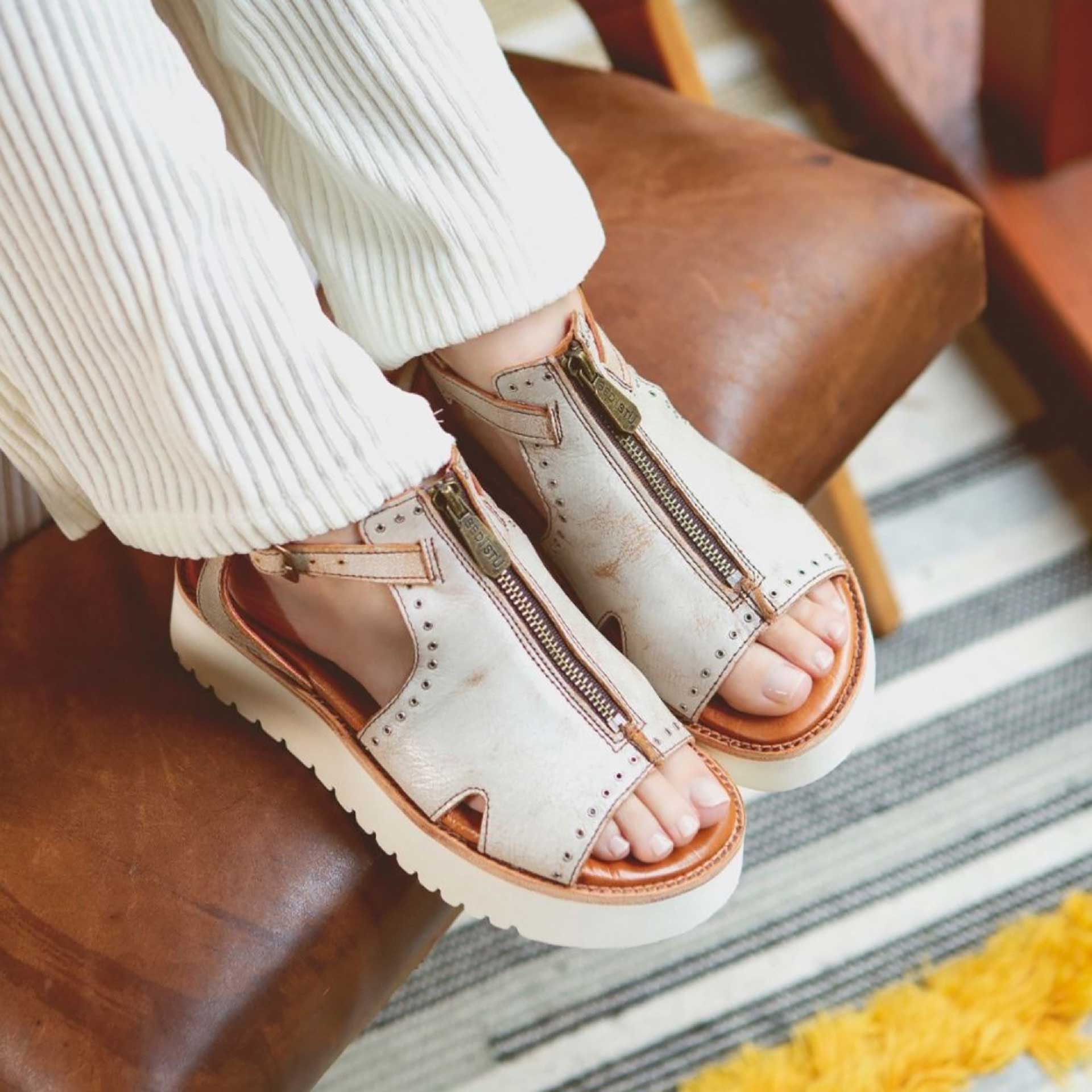 Clancy Leather Platform Sandal