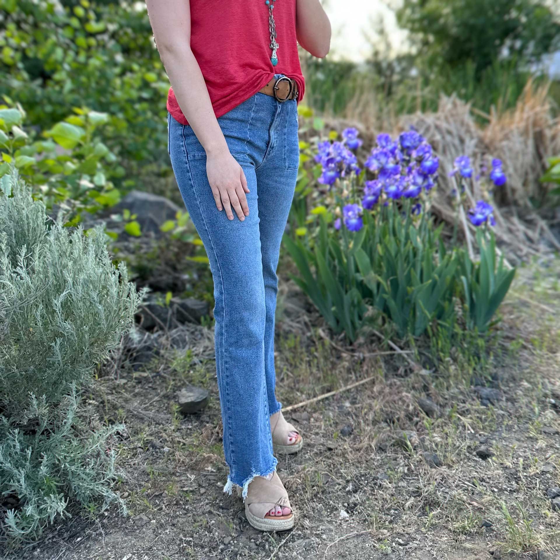 Crystal Flare Jean