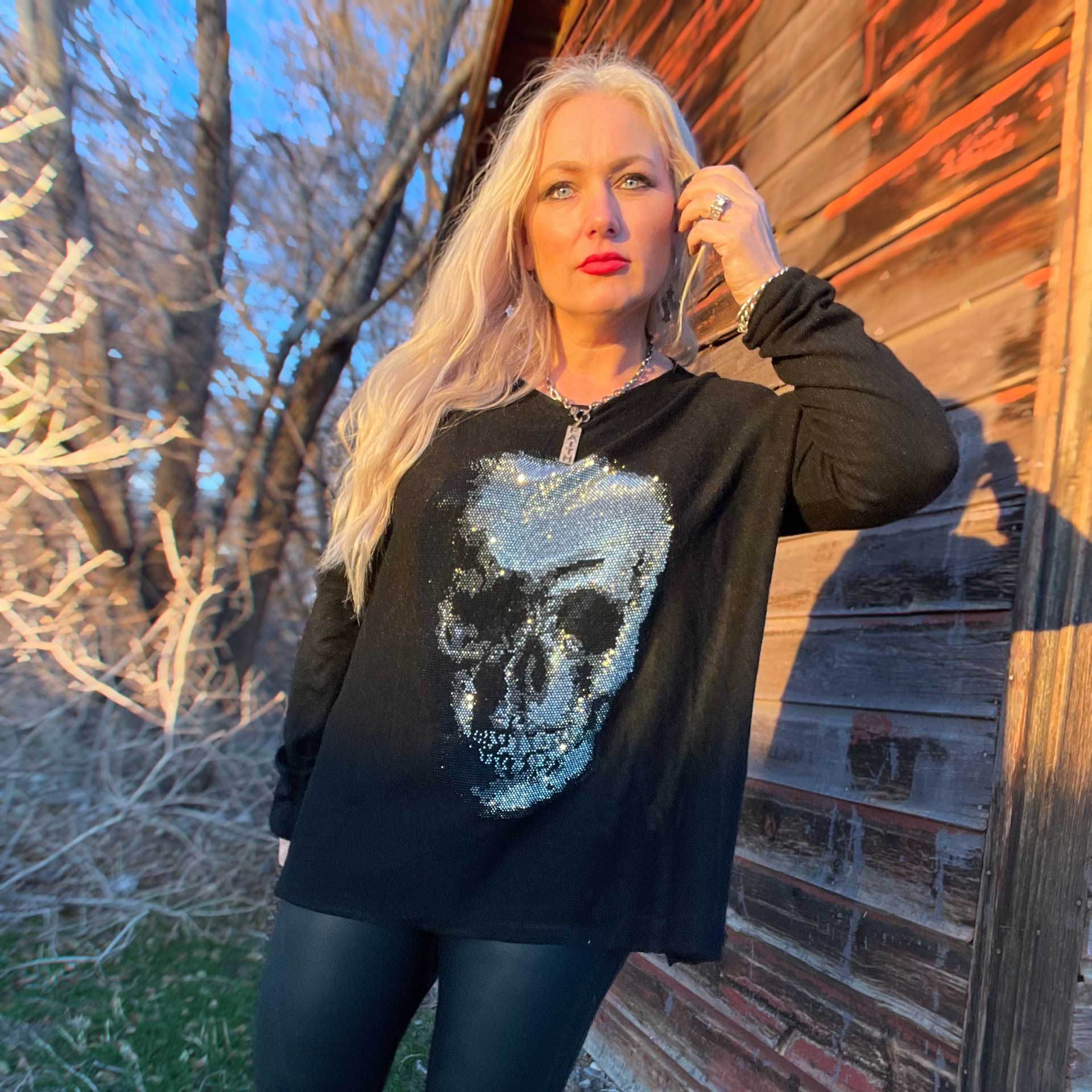 Crystal Skull Sweater