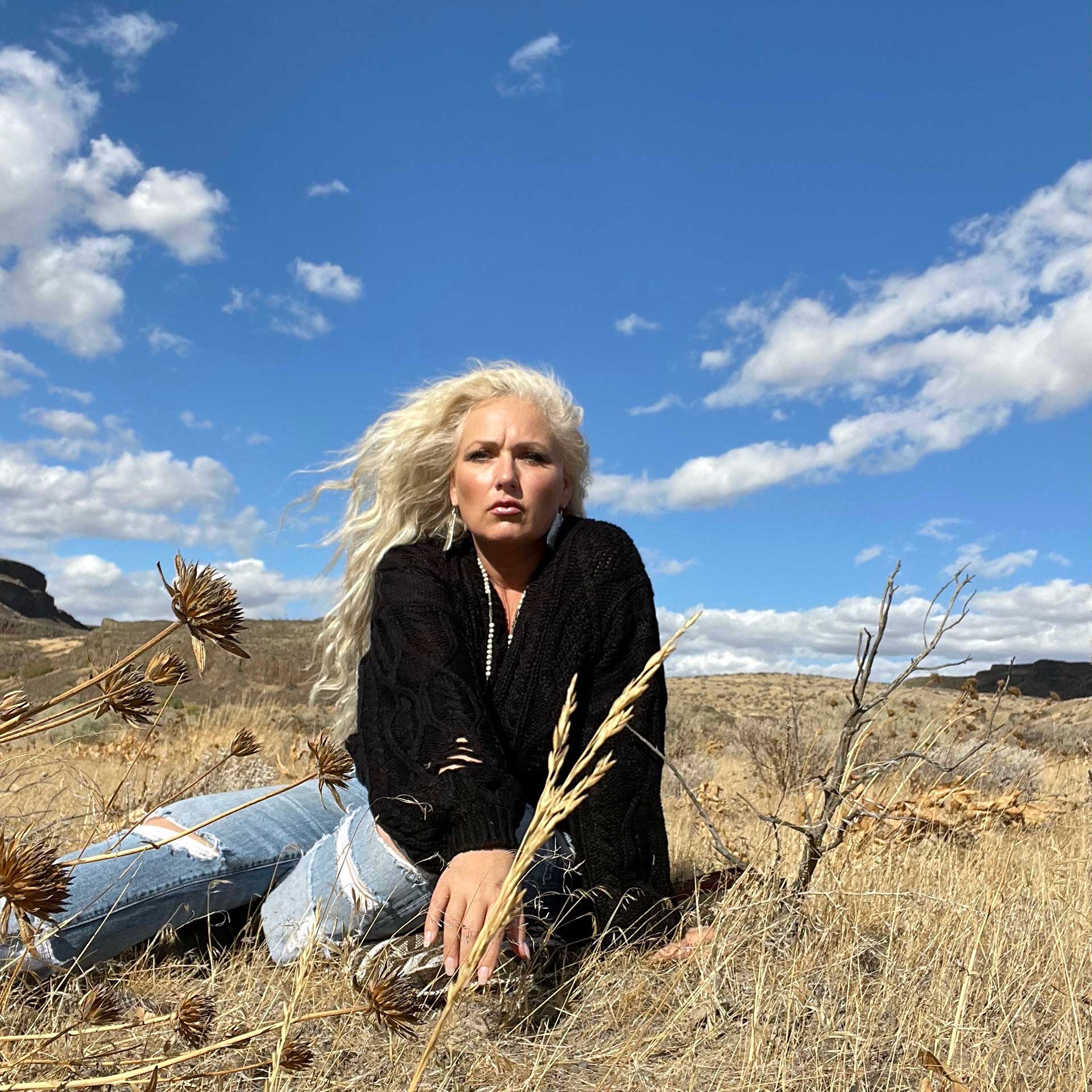 Dark Waters Distressed Sweater