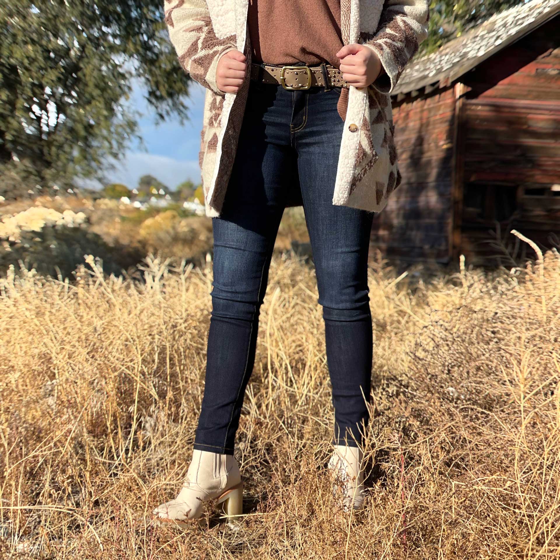 Darkest Dawn Midrise Skinny Jean