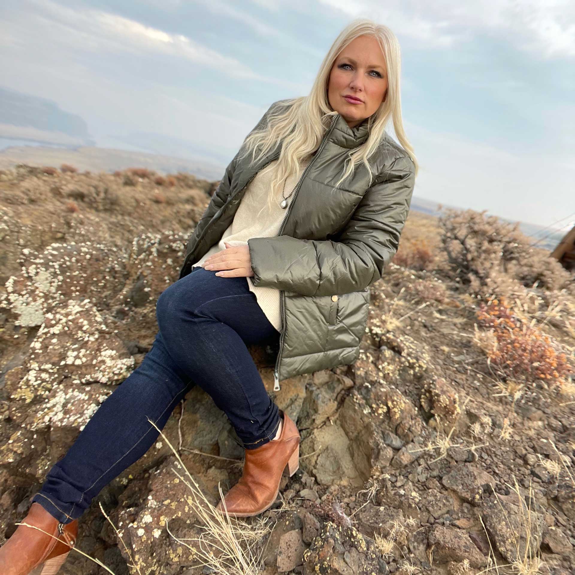 Darkest Dawn Midrise Skinny Jean